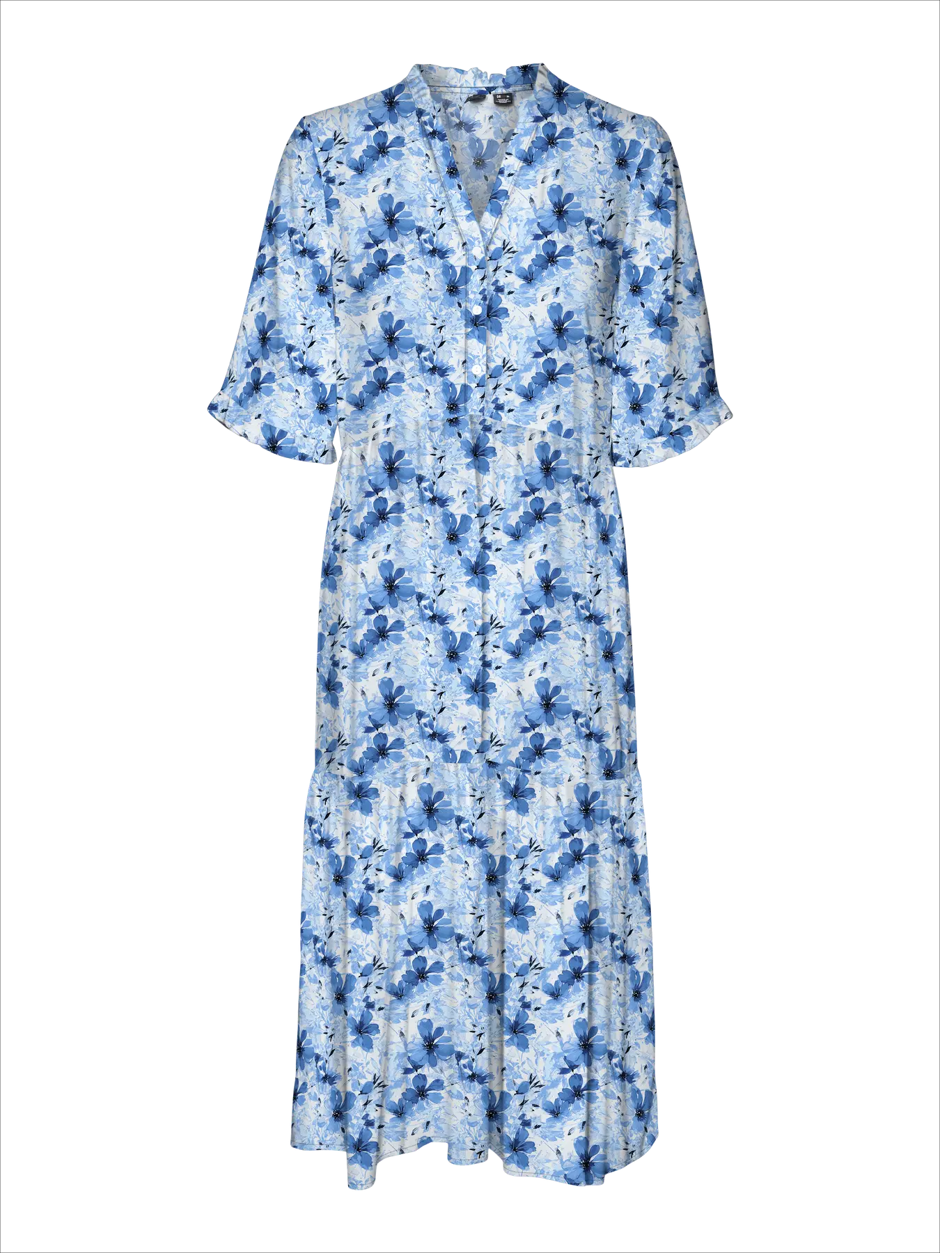 VMEASY JOY 2/4 FRL CALF DRESS