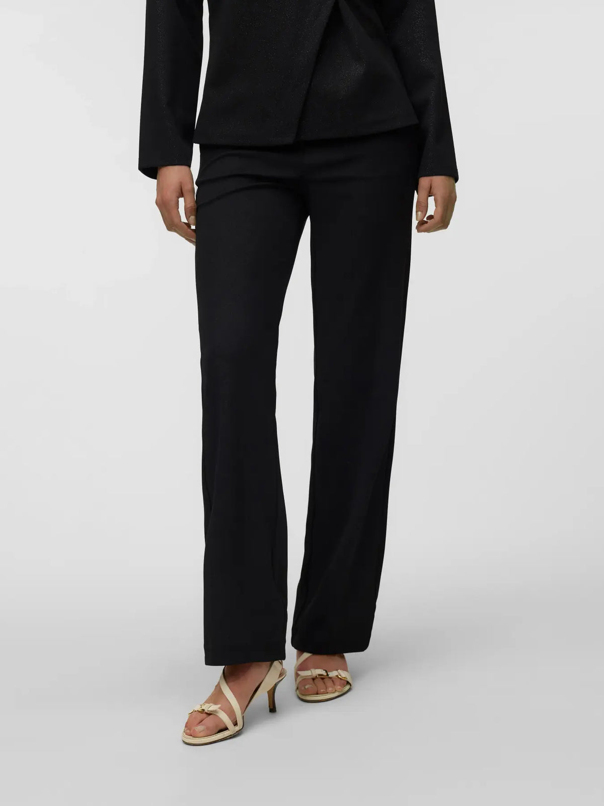 VMzamira MW Straight Party Pants Glitter