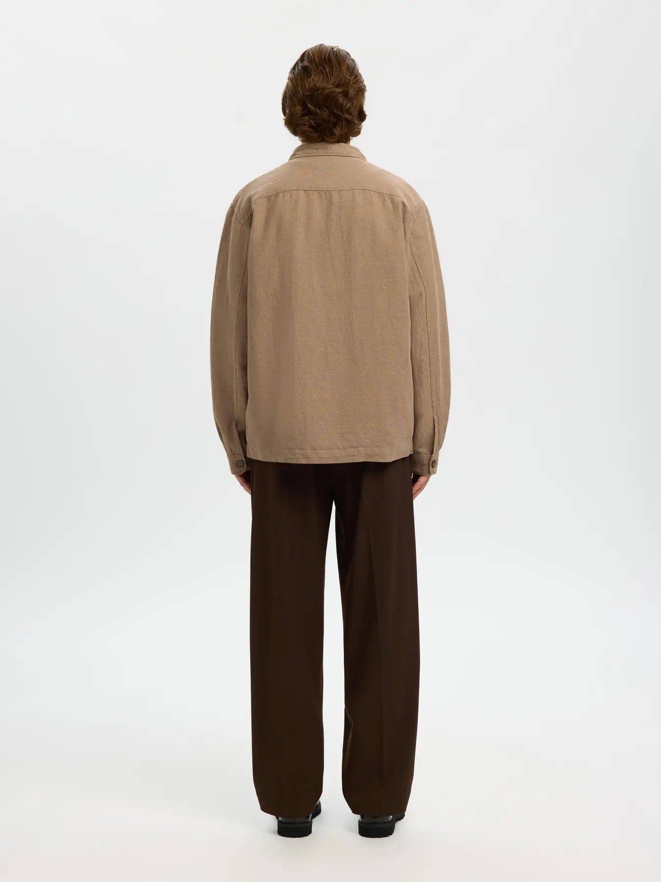 SLMOTTO LEROY LINEN BLEND OVERSHIRT