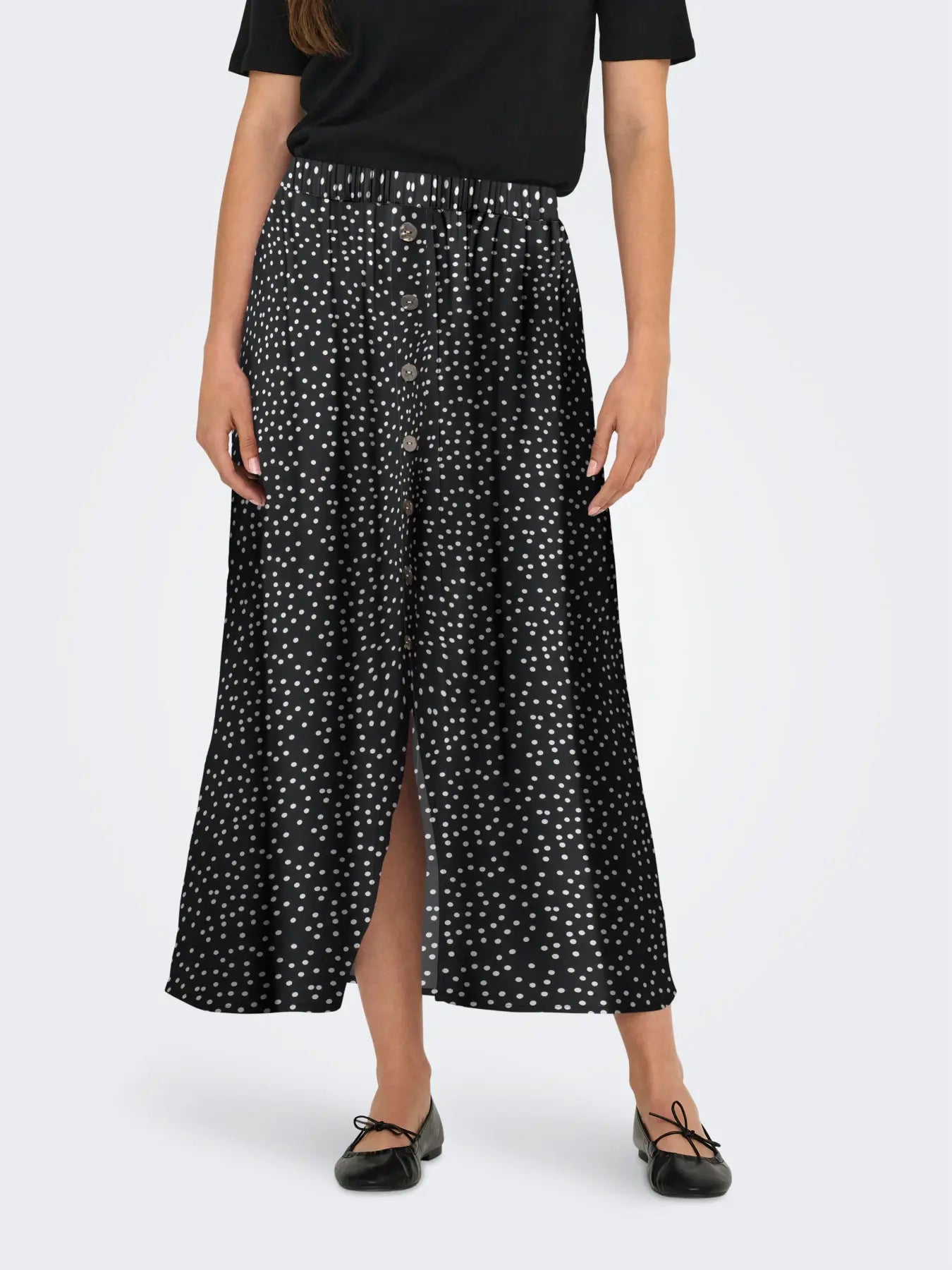 ONLNOVA LIFE VIS BUTTON SKIRT