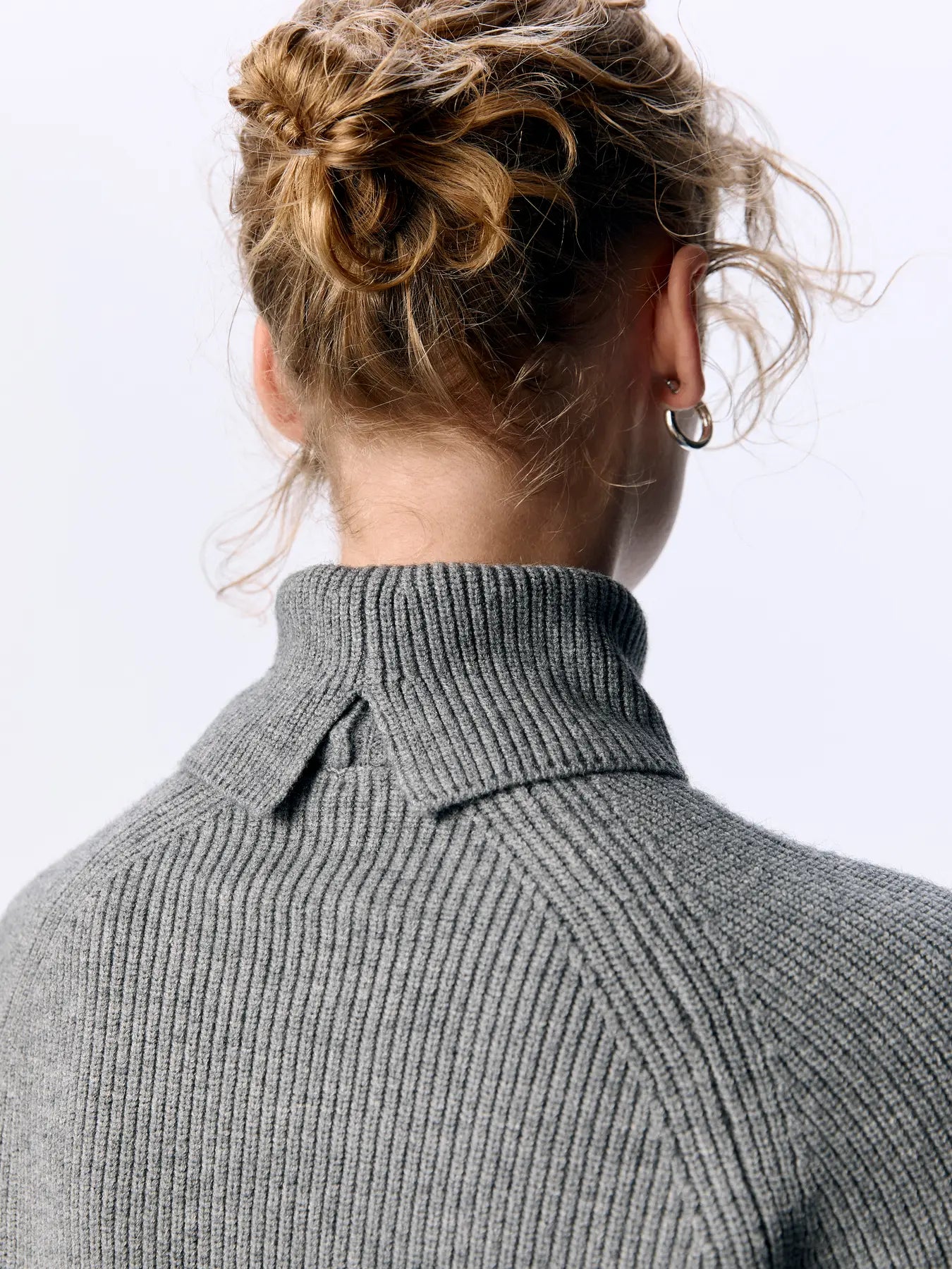 OBJVIOLA LS LO ROLLNECK KNIT