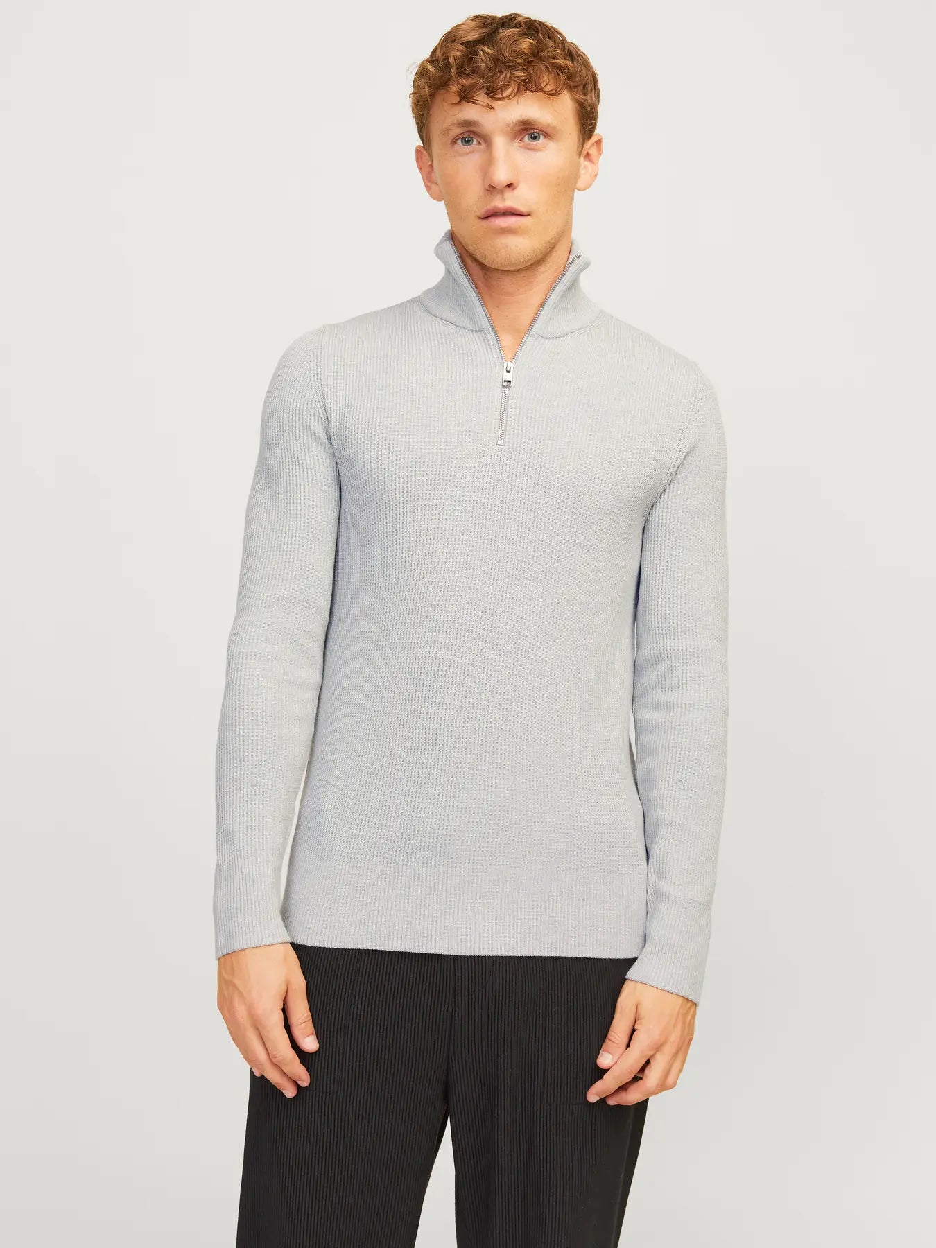 JJEPERFECT KNIT HALF ZIP