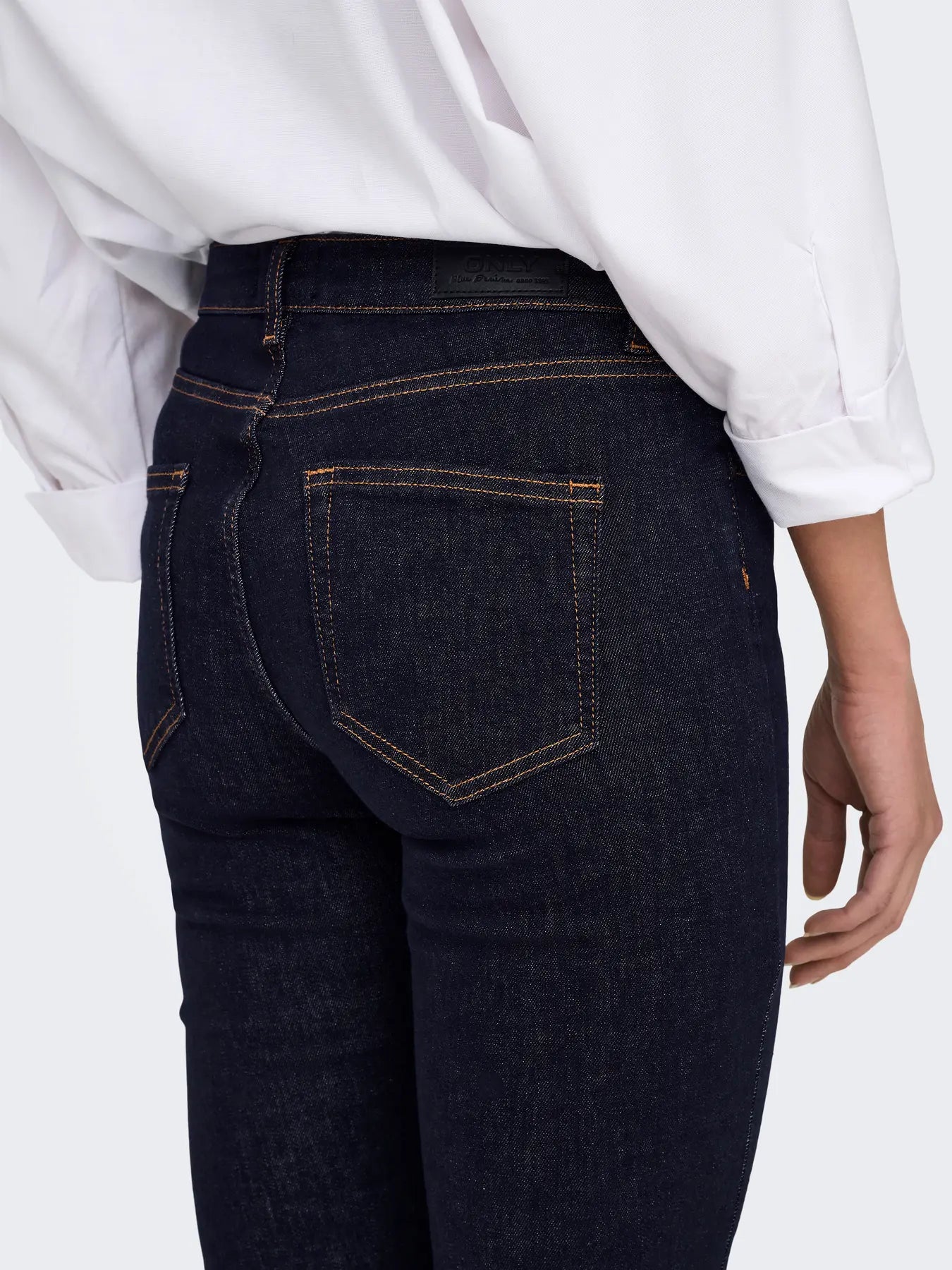 ONLBLUSH MID FLARED STAYBLUE DNM REA023