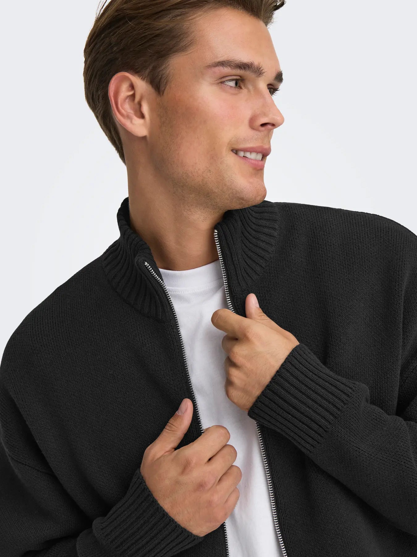 ONSBLAKE DS HIGH NECK CARDIGAN KNIT