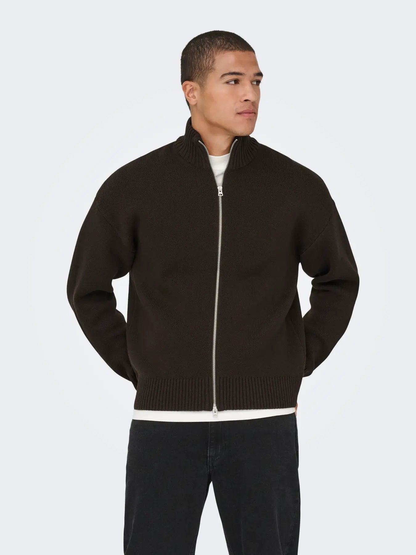 ONSBLAKE DS HIGH NECK CARDIGAN KNIT