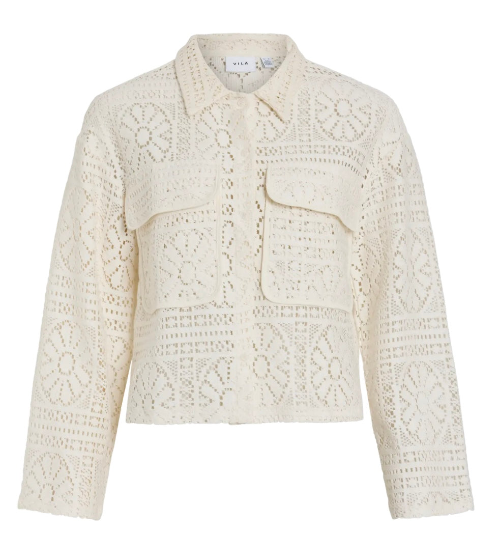 VIMERINDA CROCHET L/S SHIRT