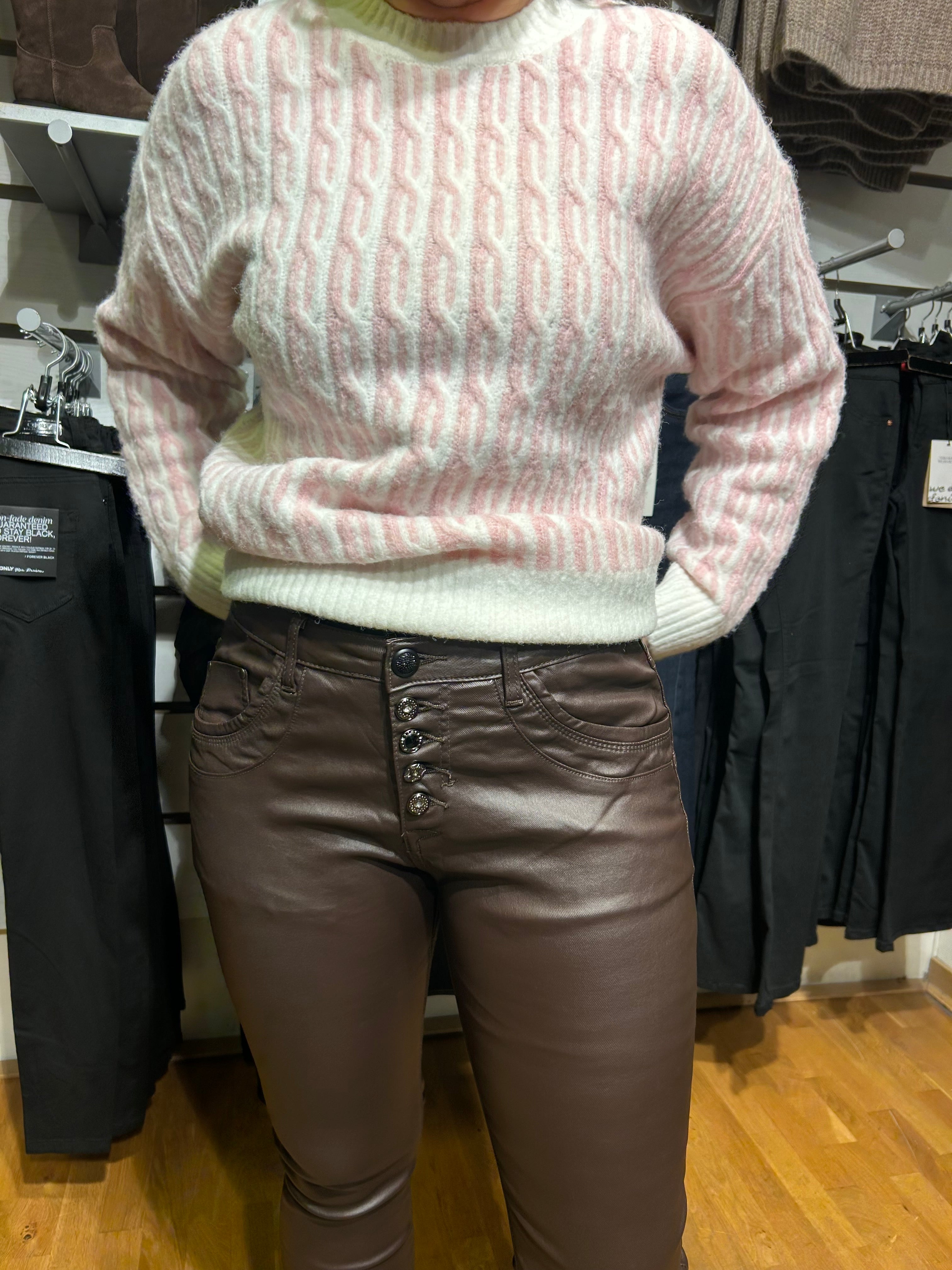 Coated jeans m knapp