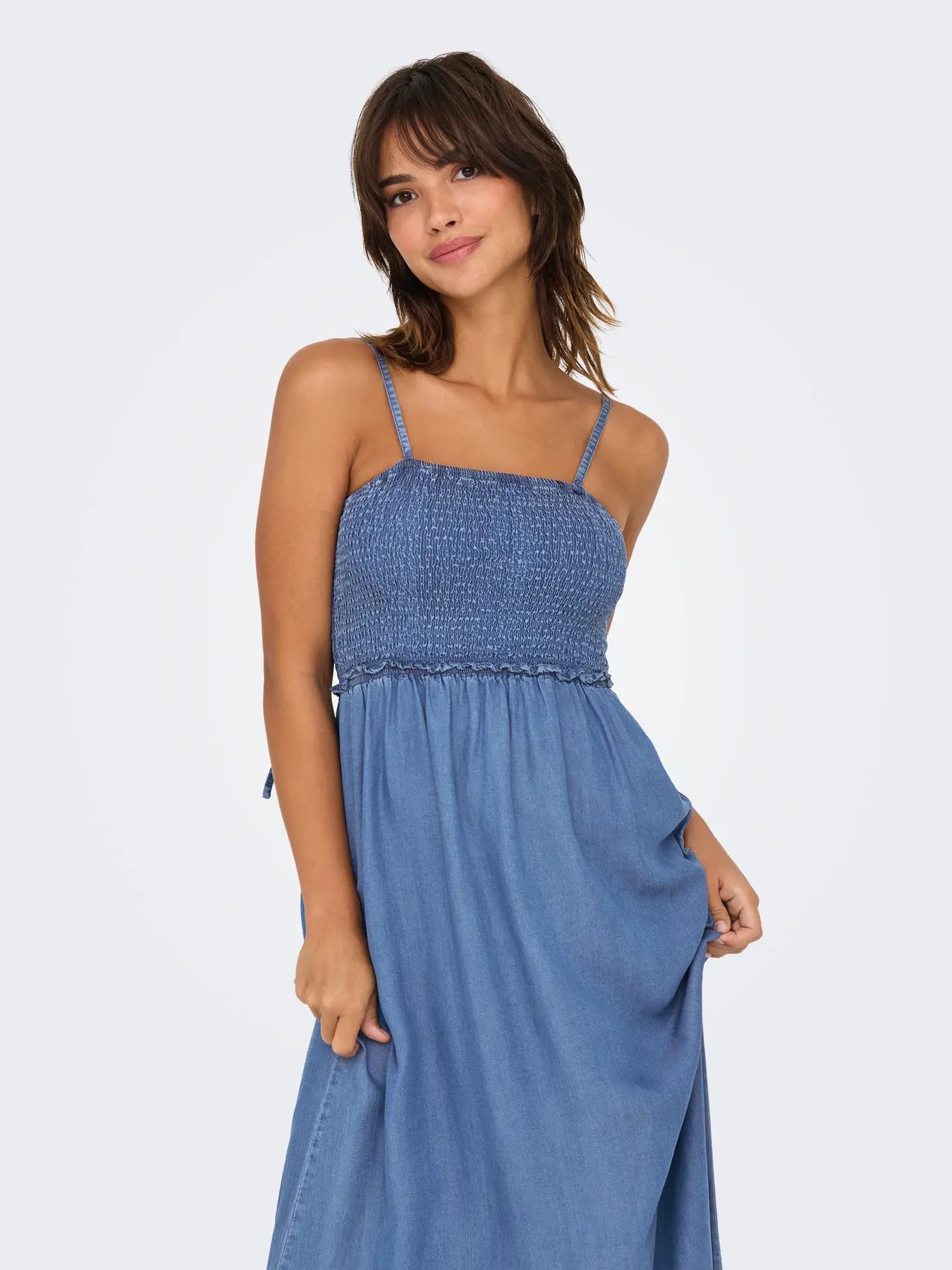 ONLCHARIS LIFE SMOCK MAXI DRESS