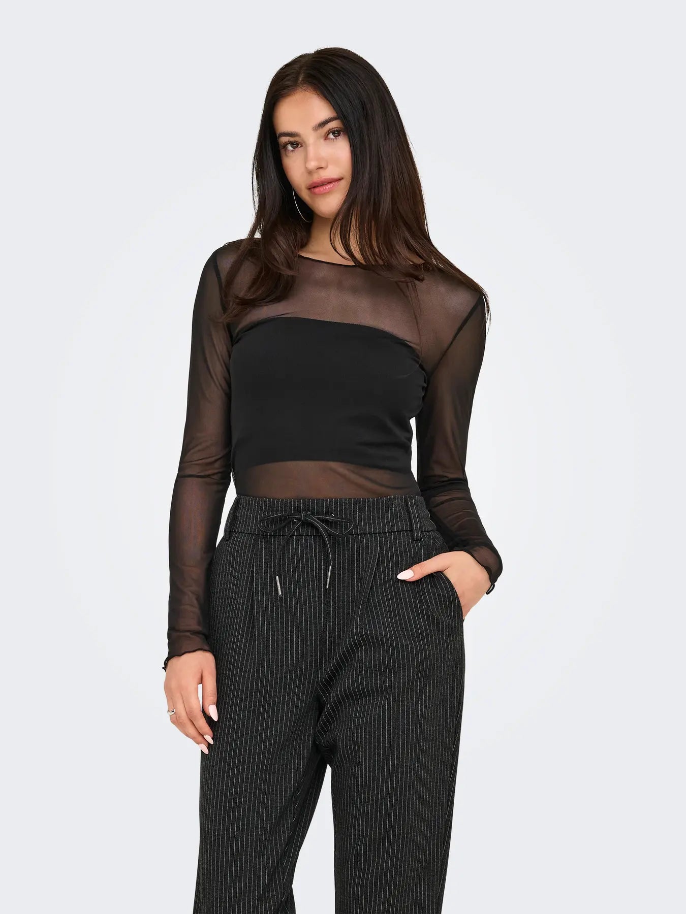 JDYELSA NEW L/S O NECK TOP JRS