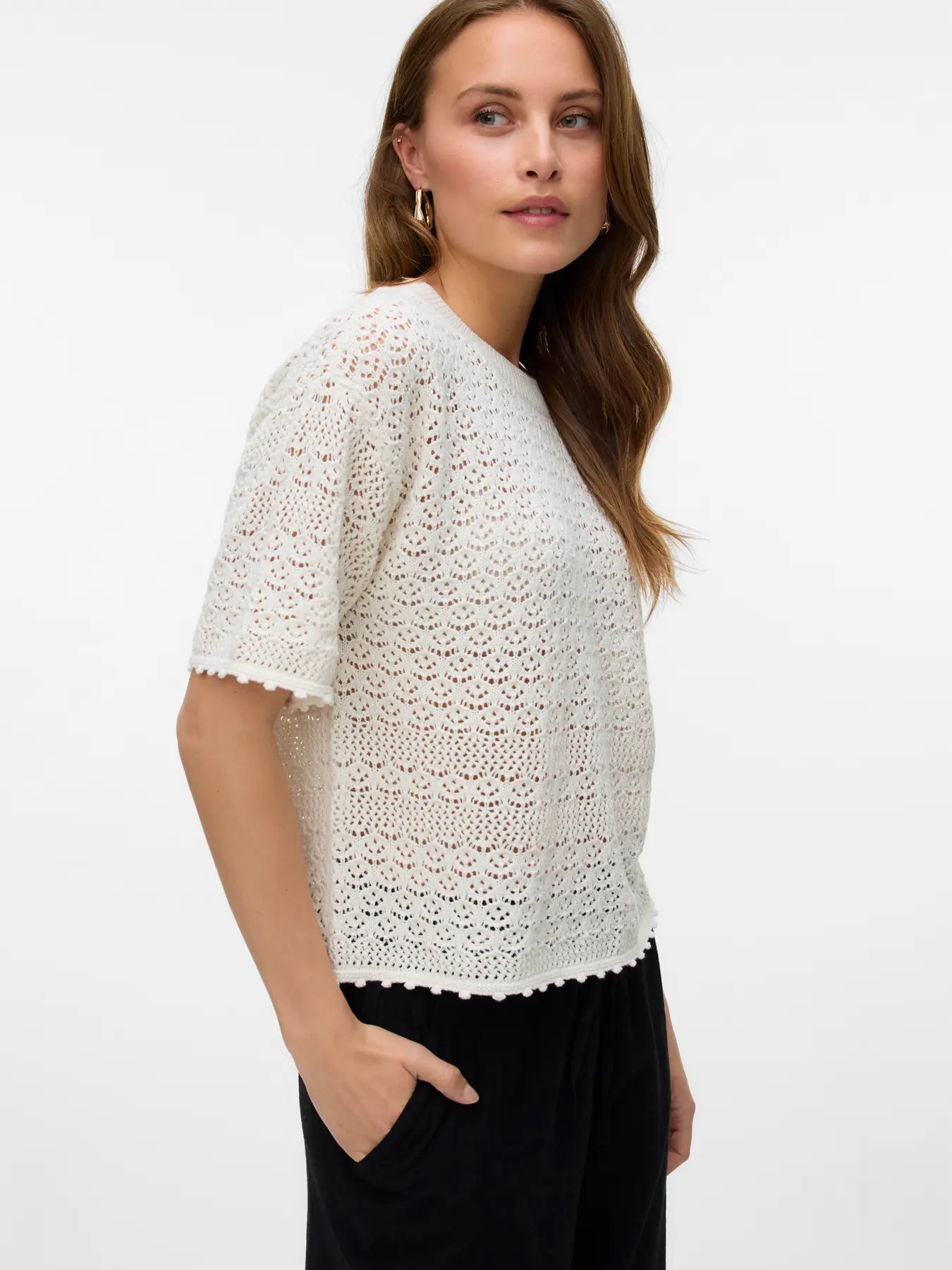 VMMANILA 2/4 O-NECK PULLOVER