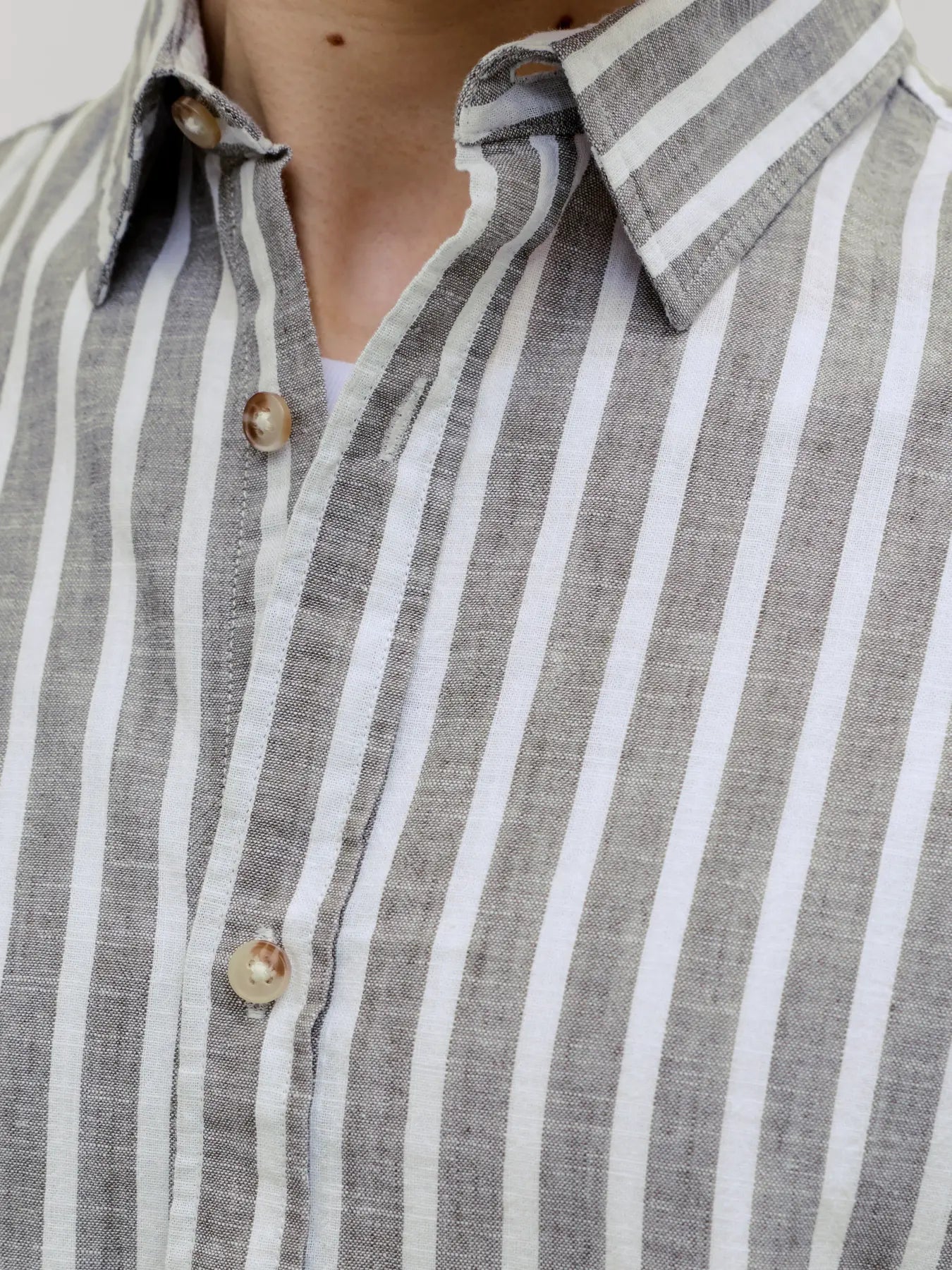 JJESUMMER LINEN BLEND SHIRT L/S