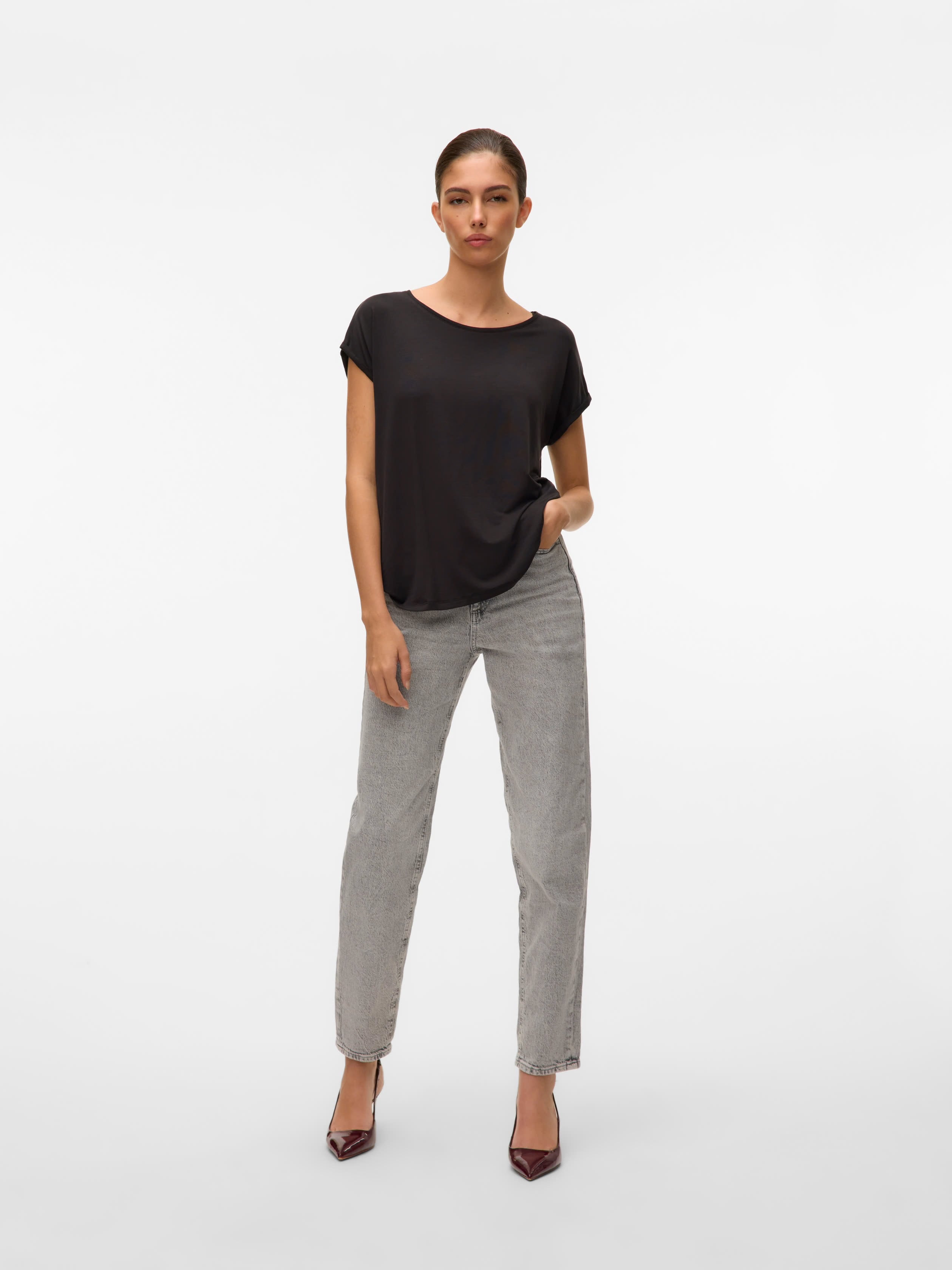 VMAVA PLAIN SS TOP JRS