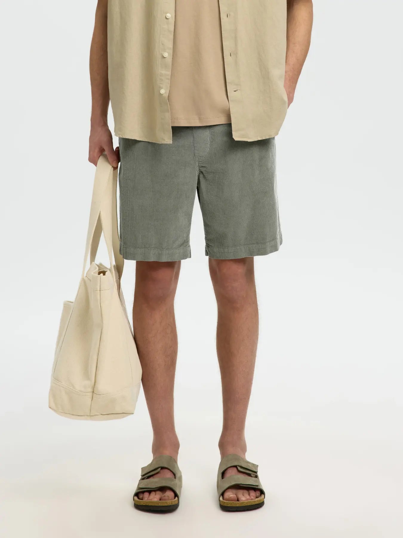 SLHREGULAR-JACE CORDUROY SHORTS