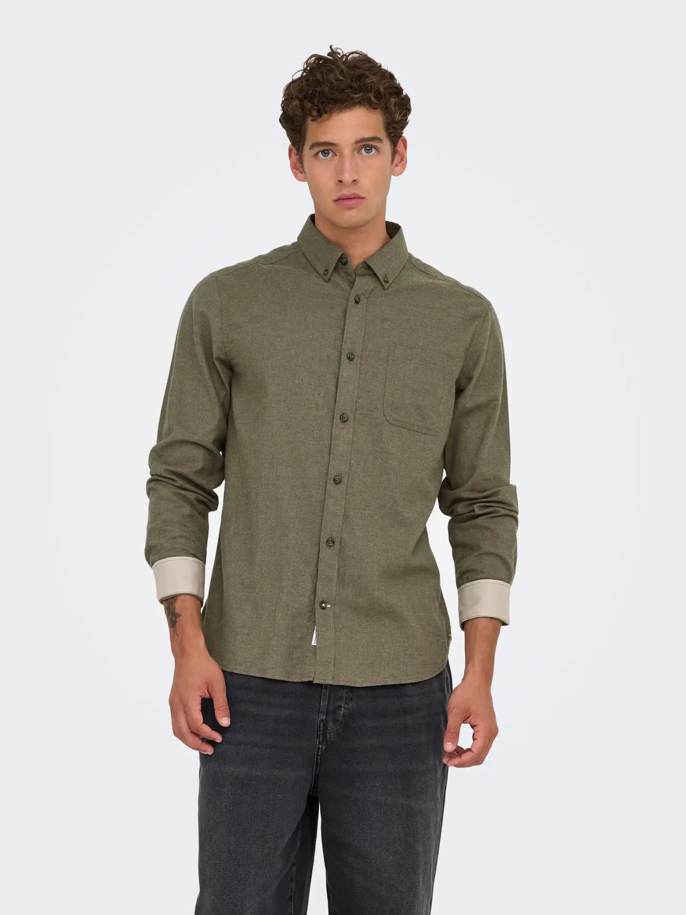 ONSROAD LIFE REG MELANGE LS SHIRT