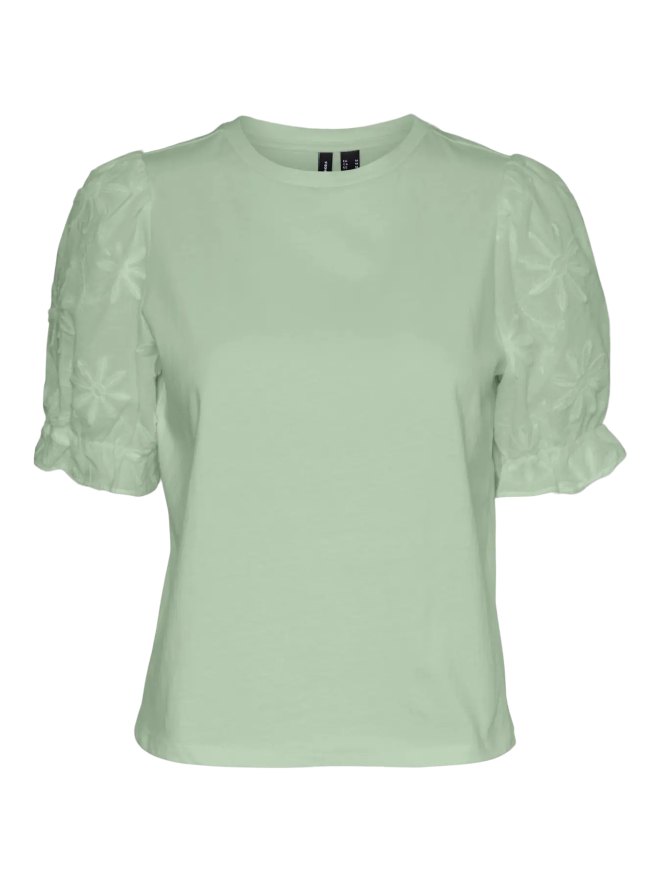 VMSENNA SS EMB SLEEVE TOP