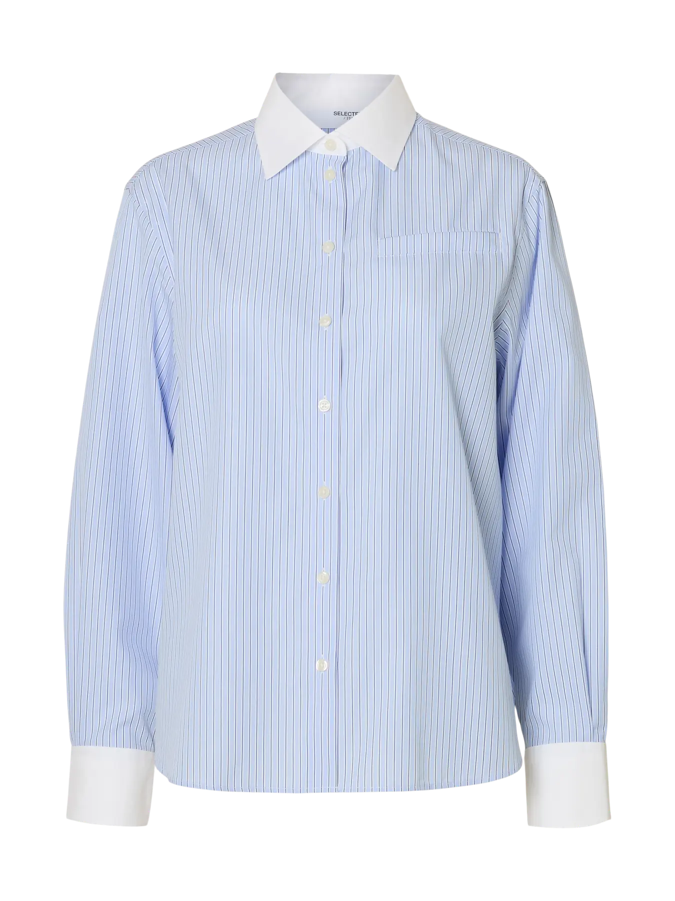 SLFILINA RELAXED CONTRAST LS SHIRT