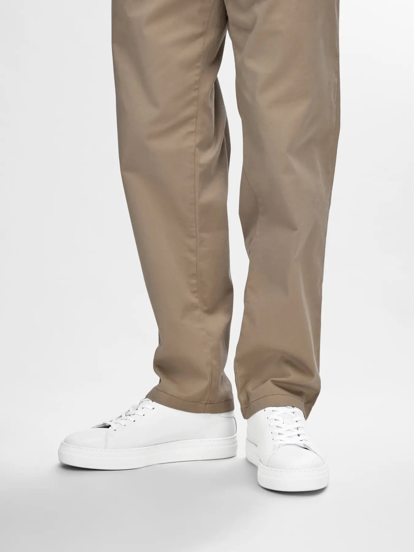 SLHDAVID CHUNKY LEATHER SNEAKER