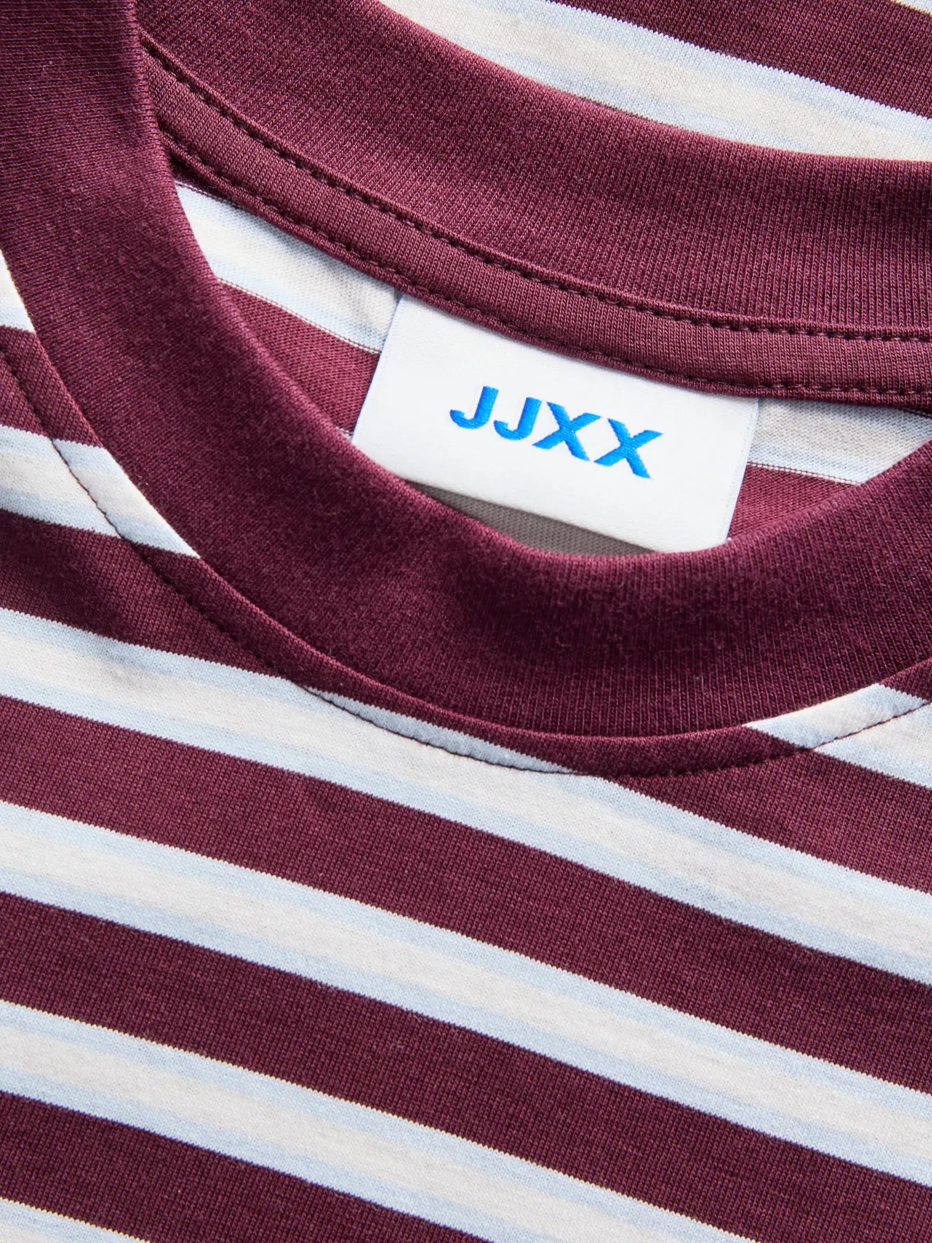 JXRHEA LOOSE SS STRIPE TEE JRS