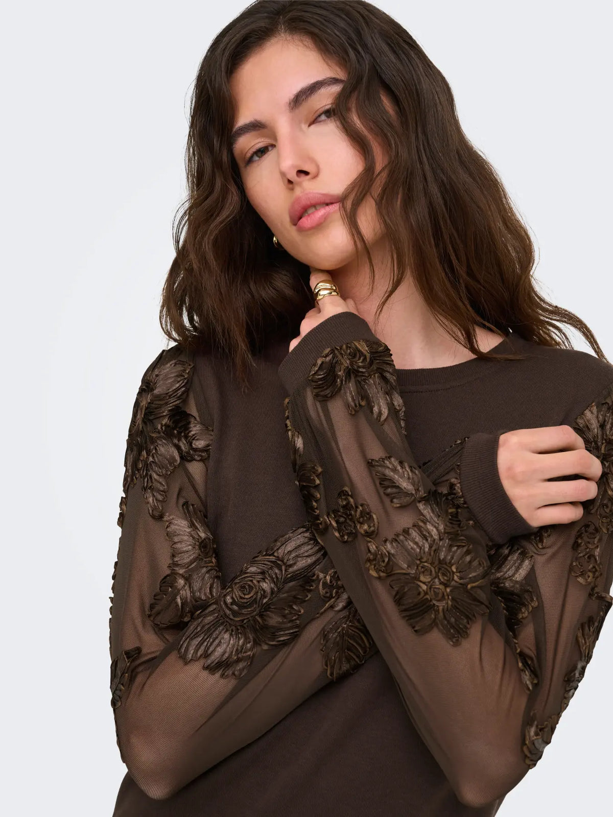 JDYFAIRVIEW LIFE L/S SWEAT DRESS JRS