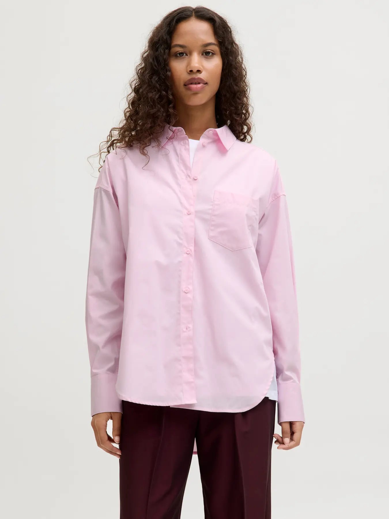 JXJAMIE LS RELAXED POPLIN SHIRT WVN