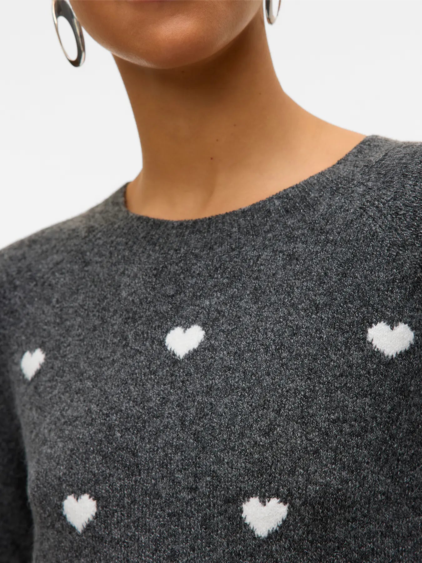 VMDOFFY INTARSIA LS O-NCK PULLOV