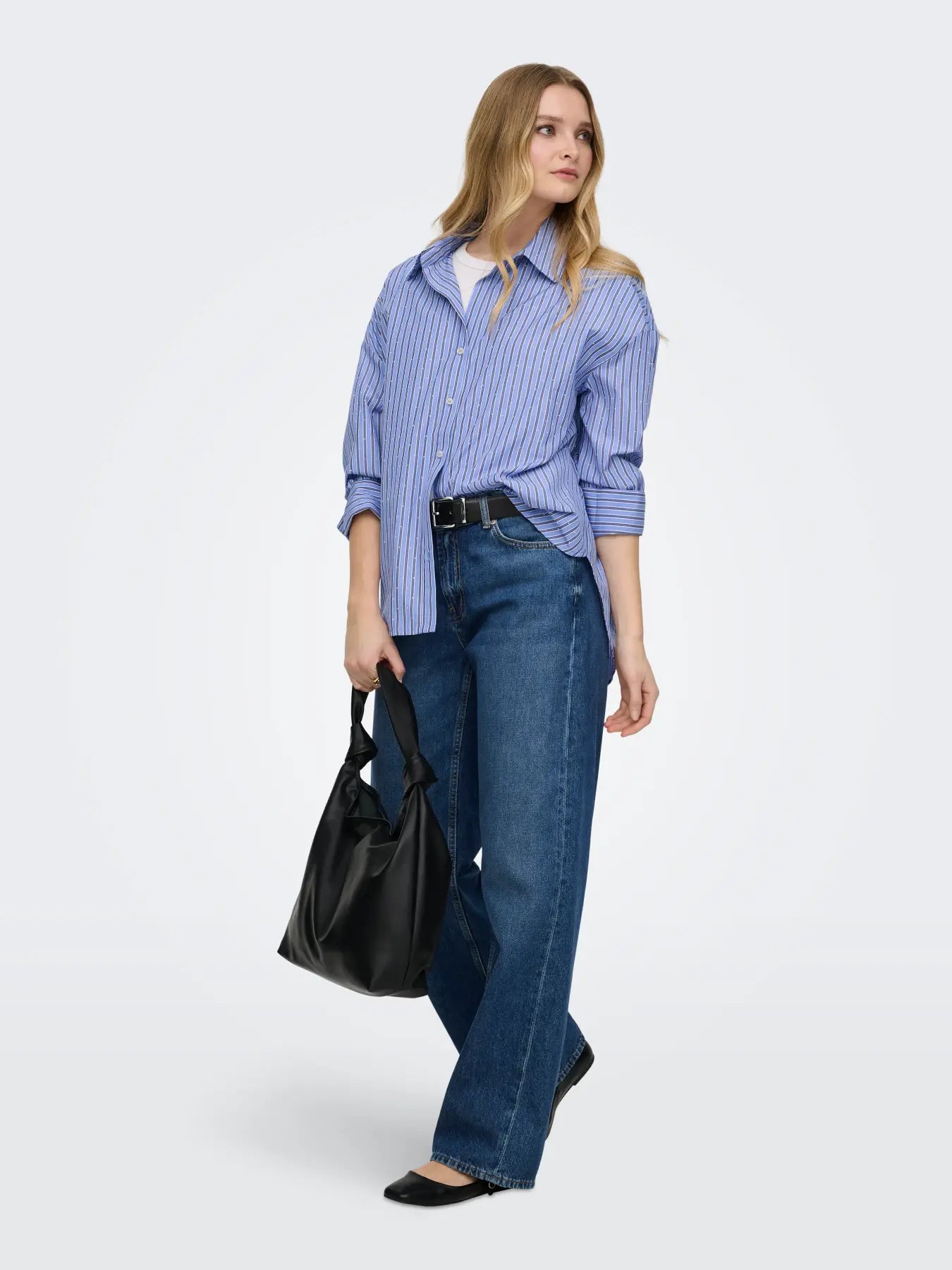 ONLOREGON ALVA LS RHINEST SHIRT