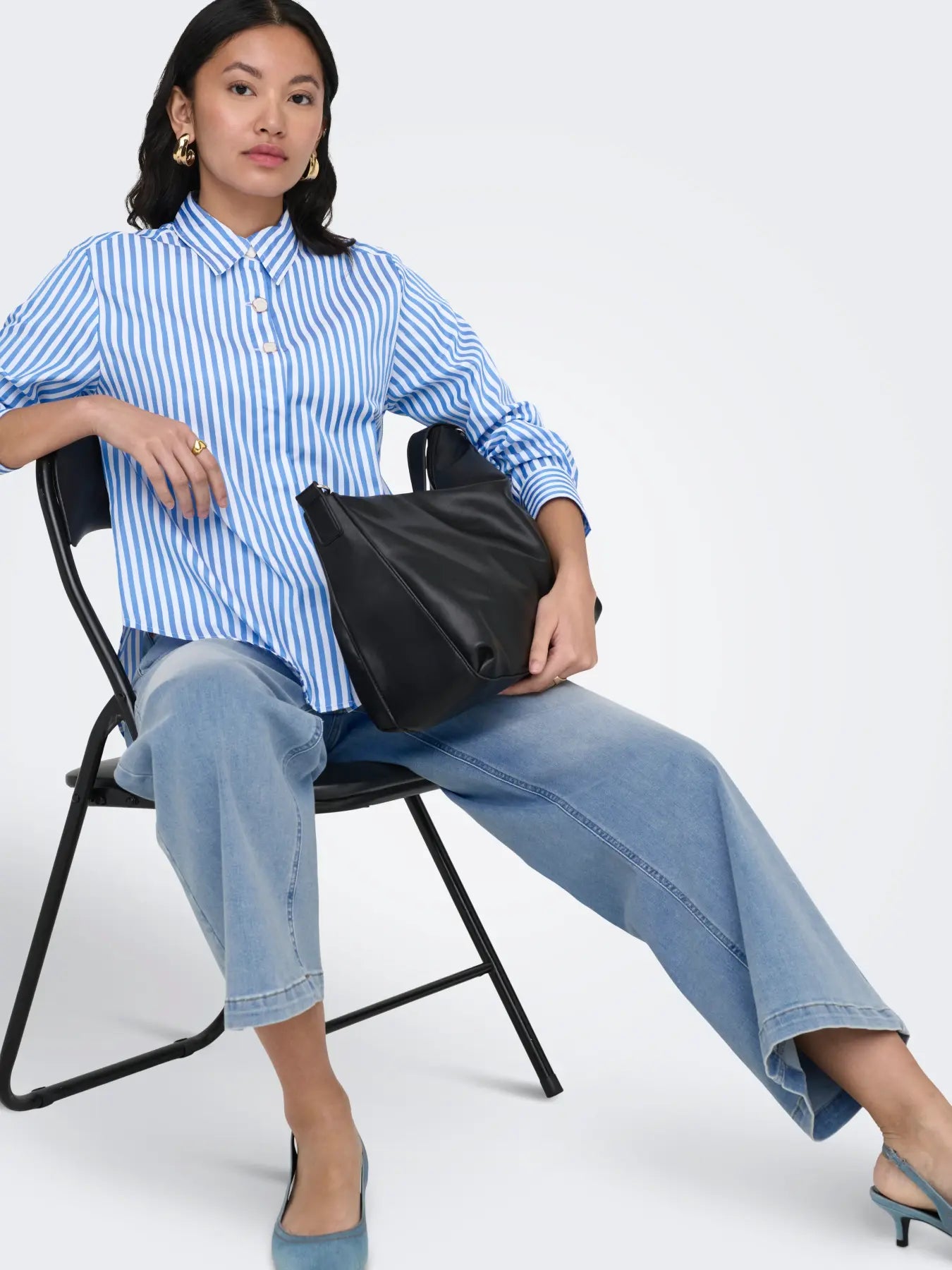 ONLMADISON BLUSH HW CP WD DNM CRO371