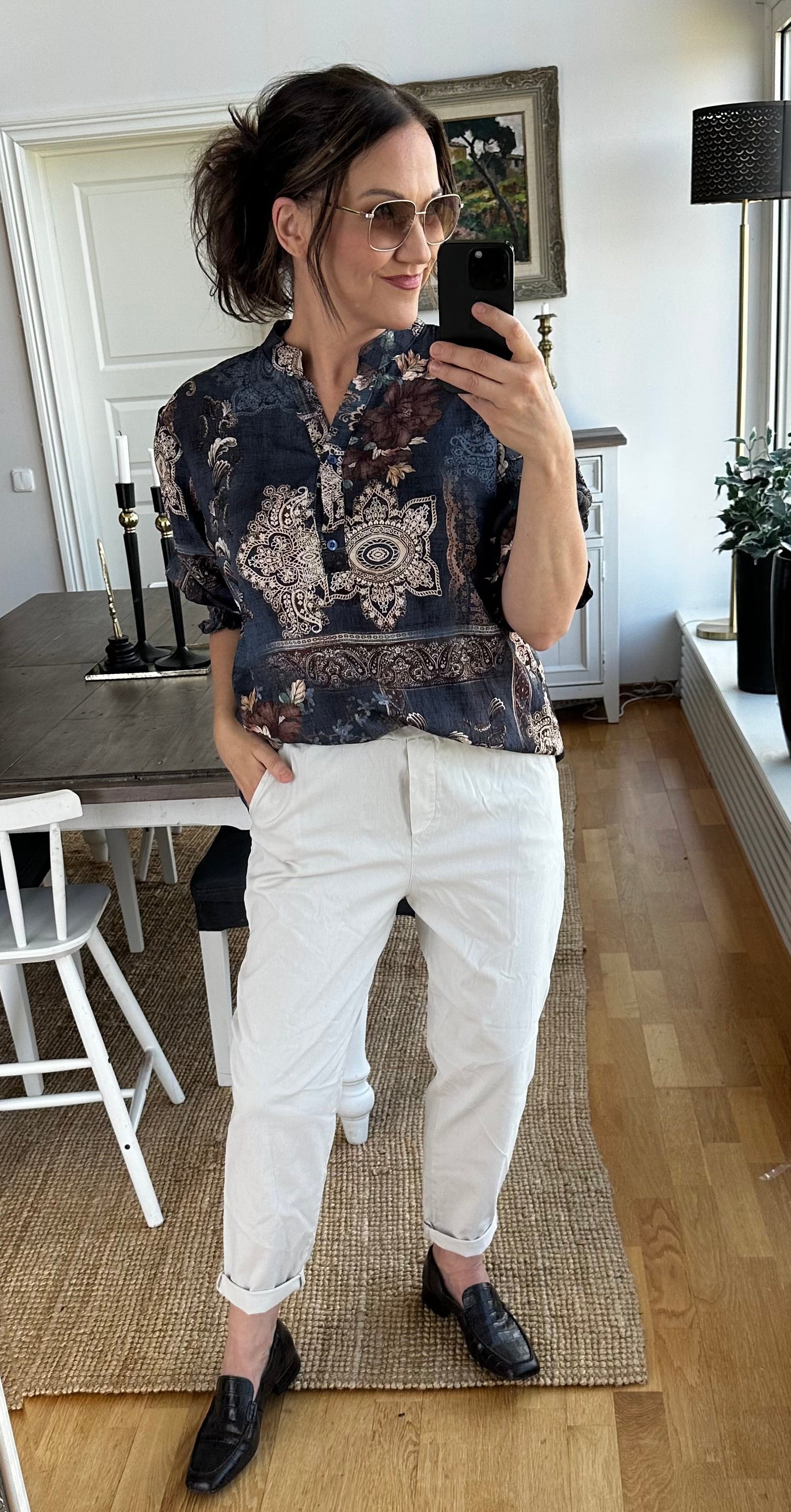 LINE CHINO PANTS