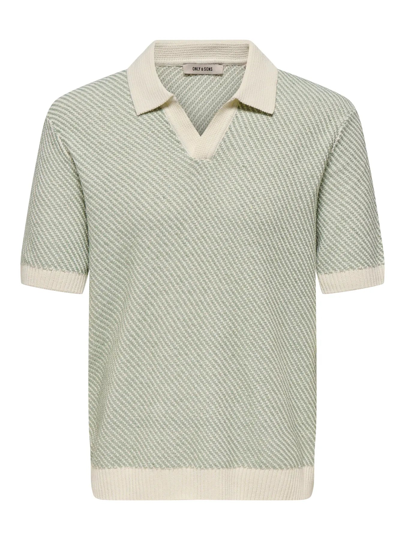 ONSADRIAN LIFE REG 7 SS RESORT POLO KNIT