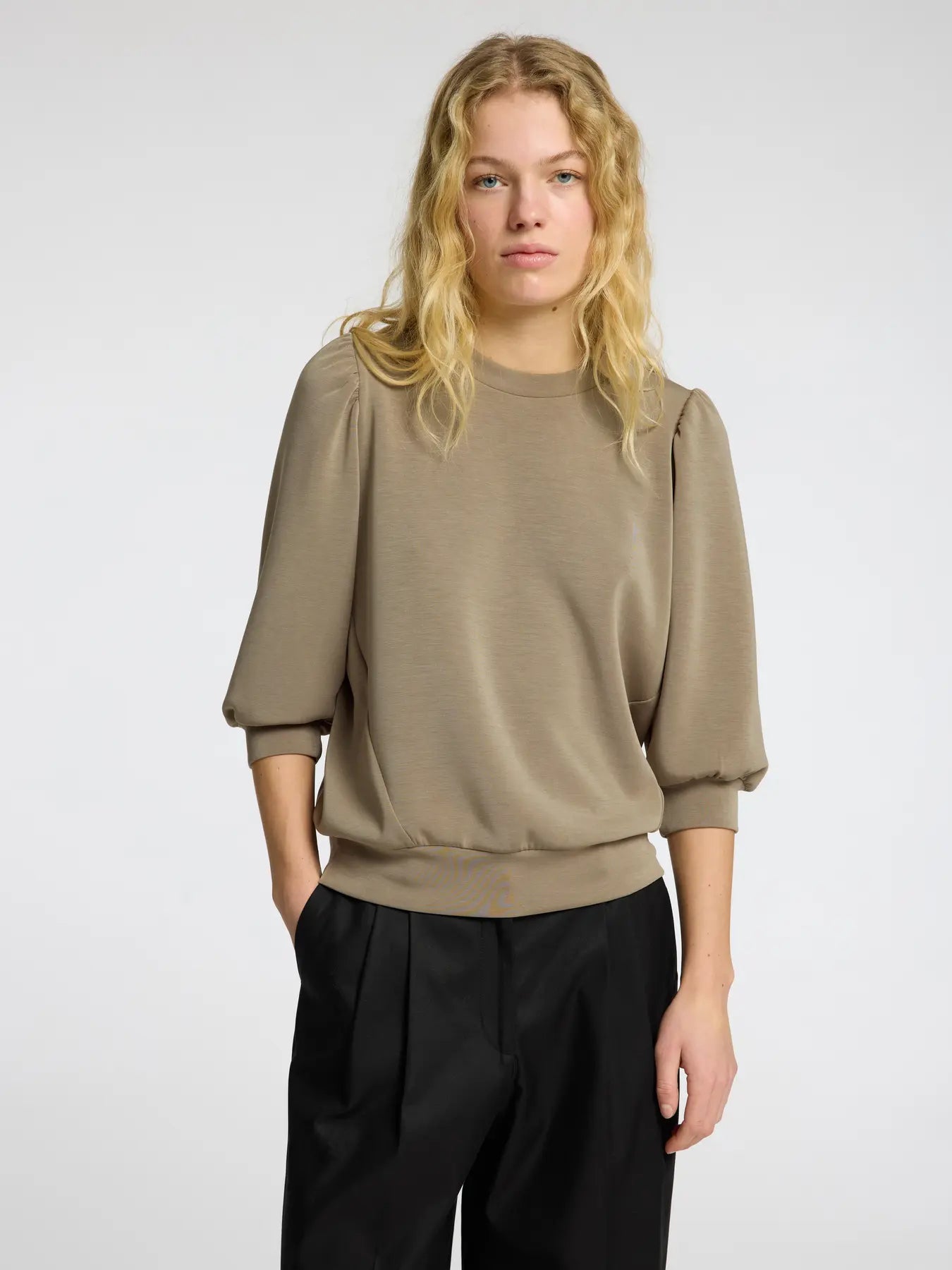 SLFTENNY 3/4 SWEAT TOP