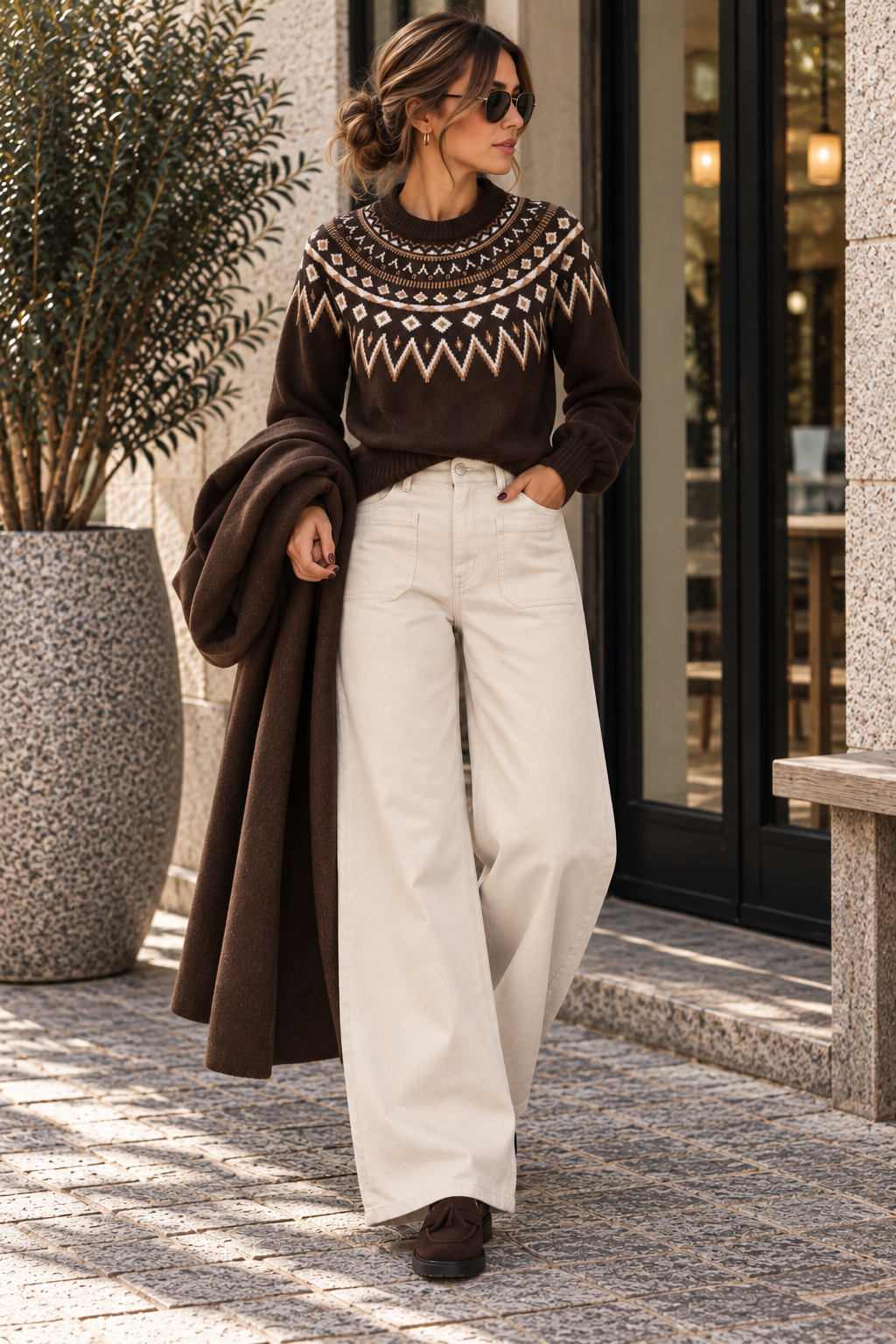 JDYJUNIE L/S ON FAIR ISLE PULLOVER KNT
