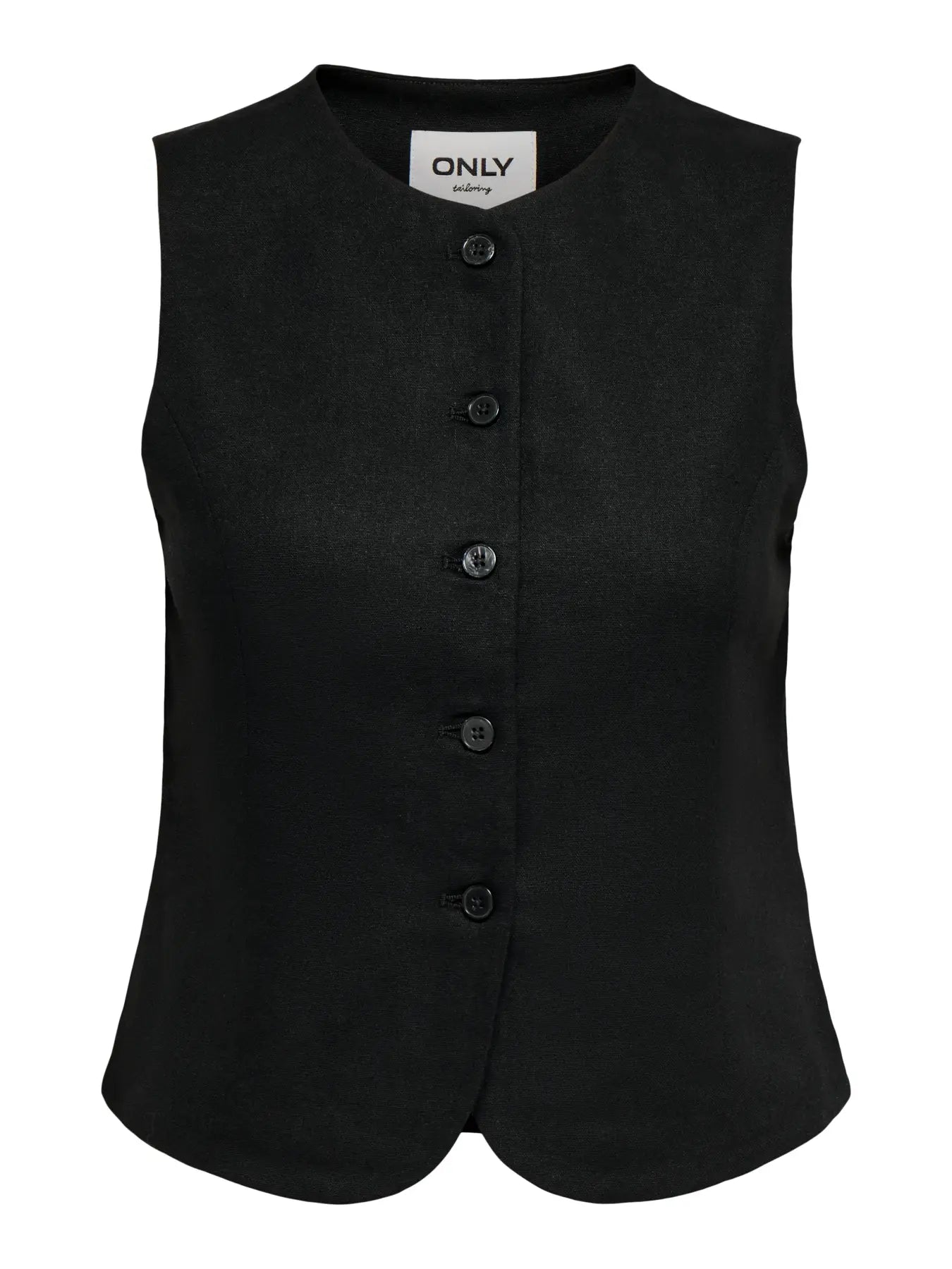 ONLGOA LINEN BL WAISTCOAT