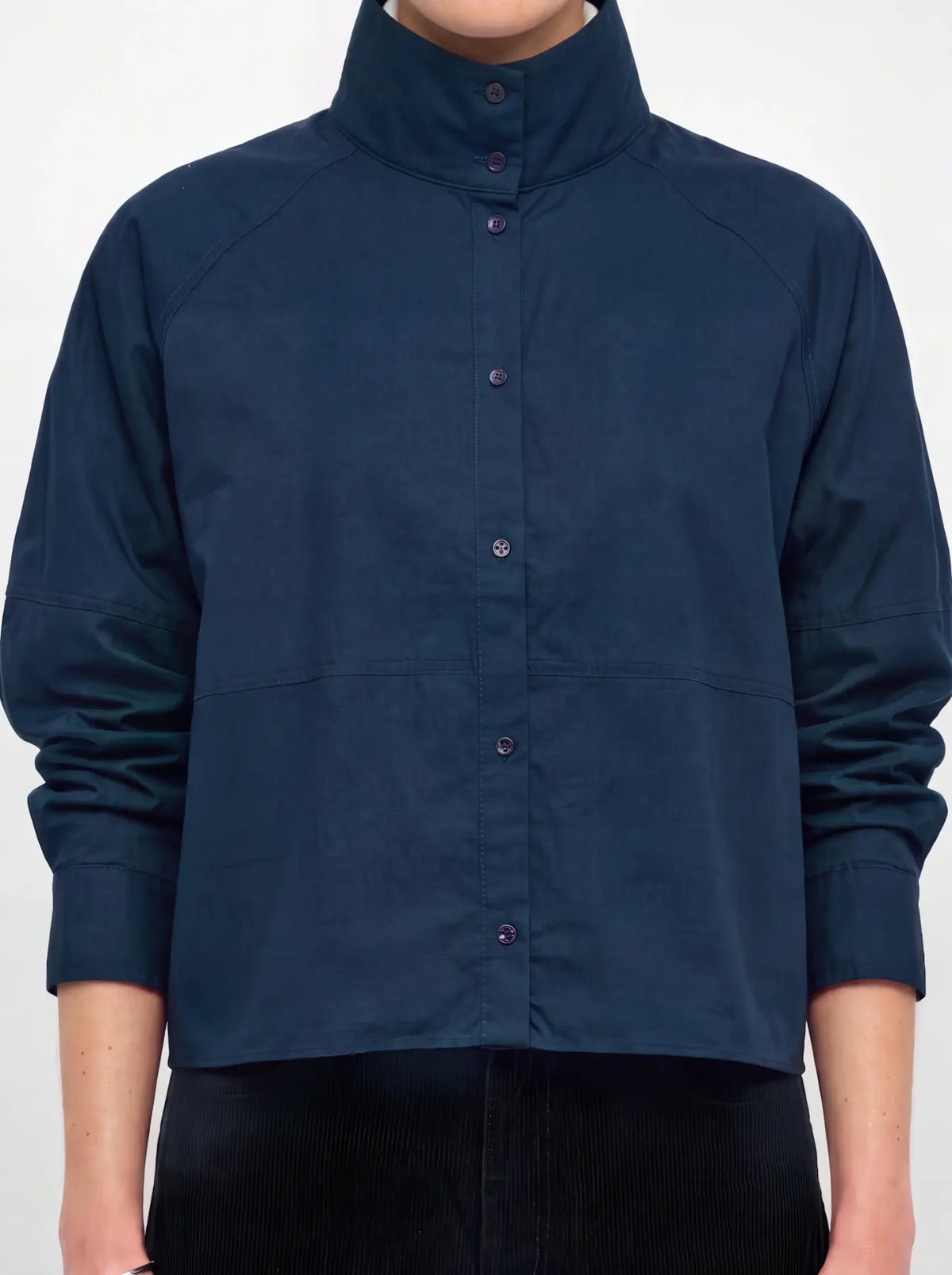 Objorbal L/S Re High Neck Shirt