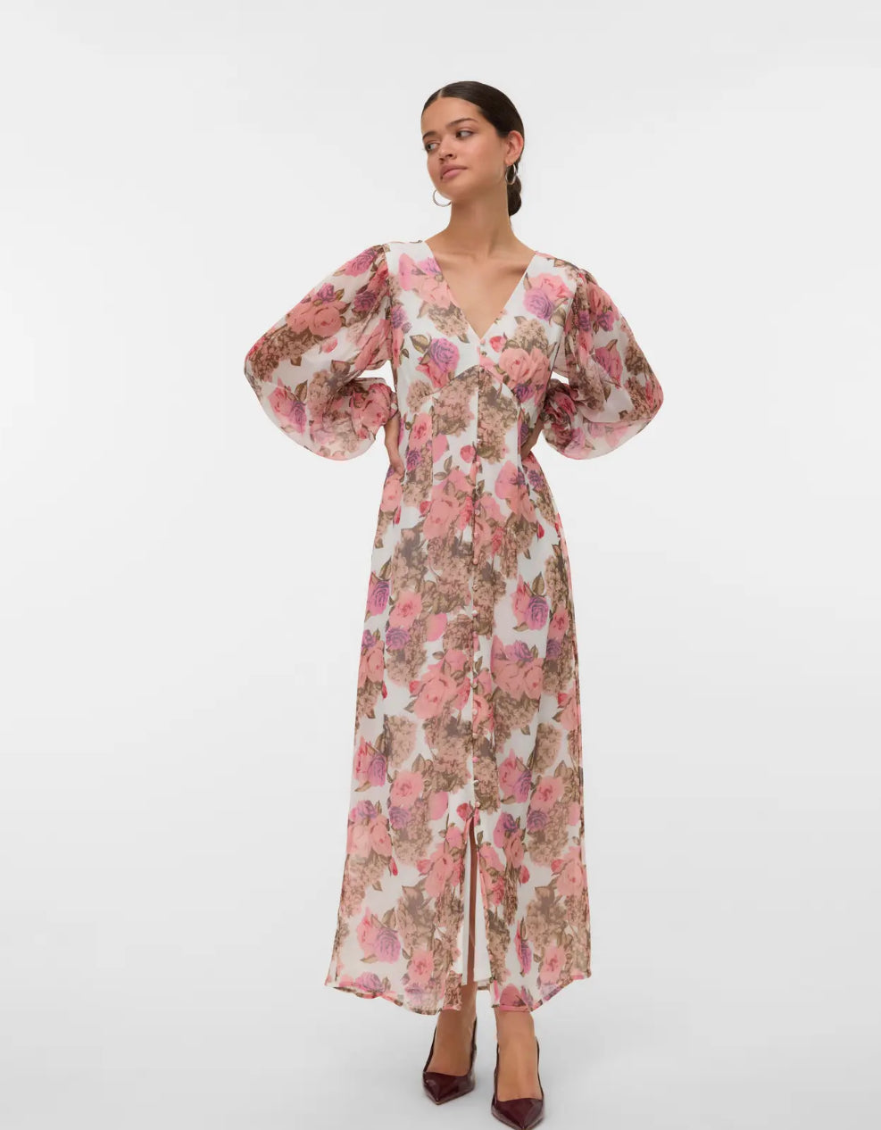 VMSMILLA LS V-NECK ANKLE DRE