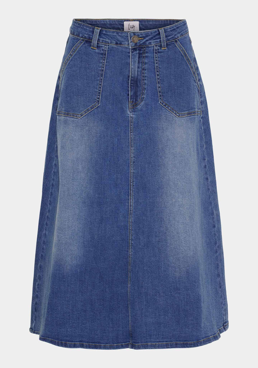 Carpi Denim Skirt - Basic Denim Wash