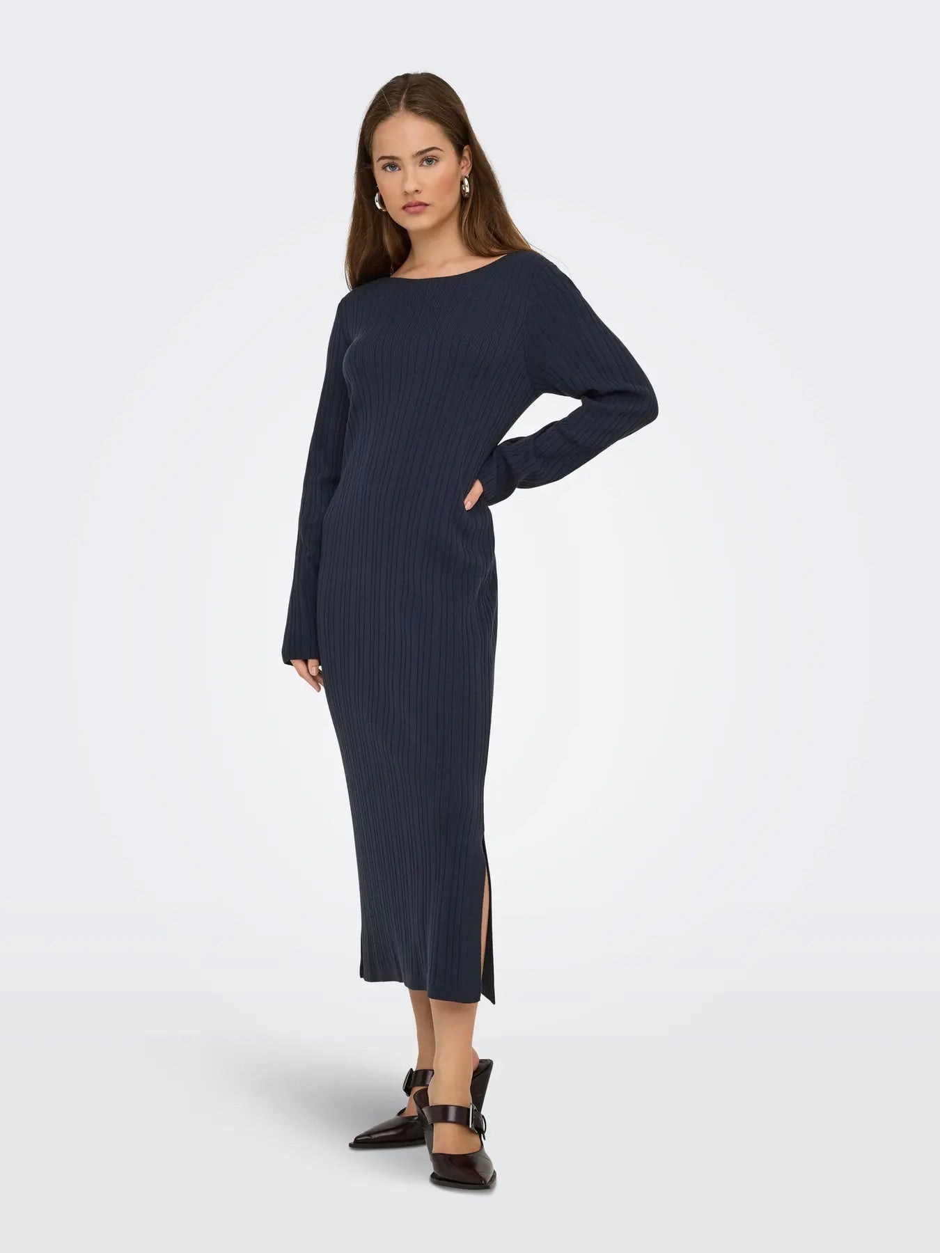 ONLTHEA LS DRESS KNT