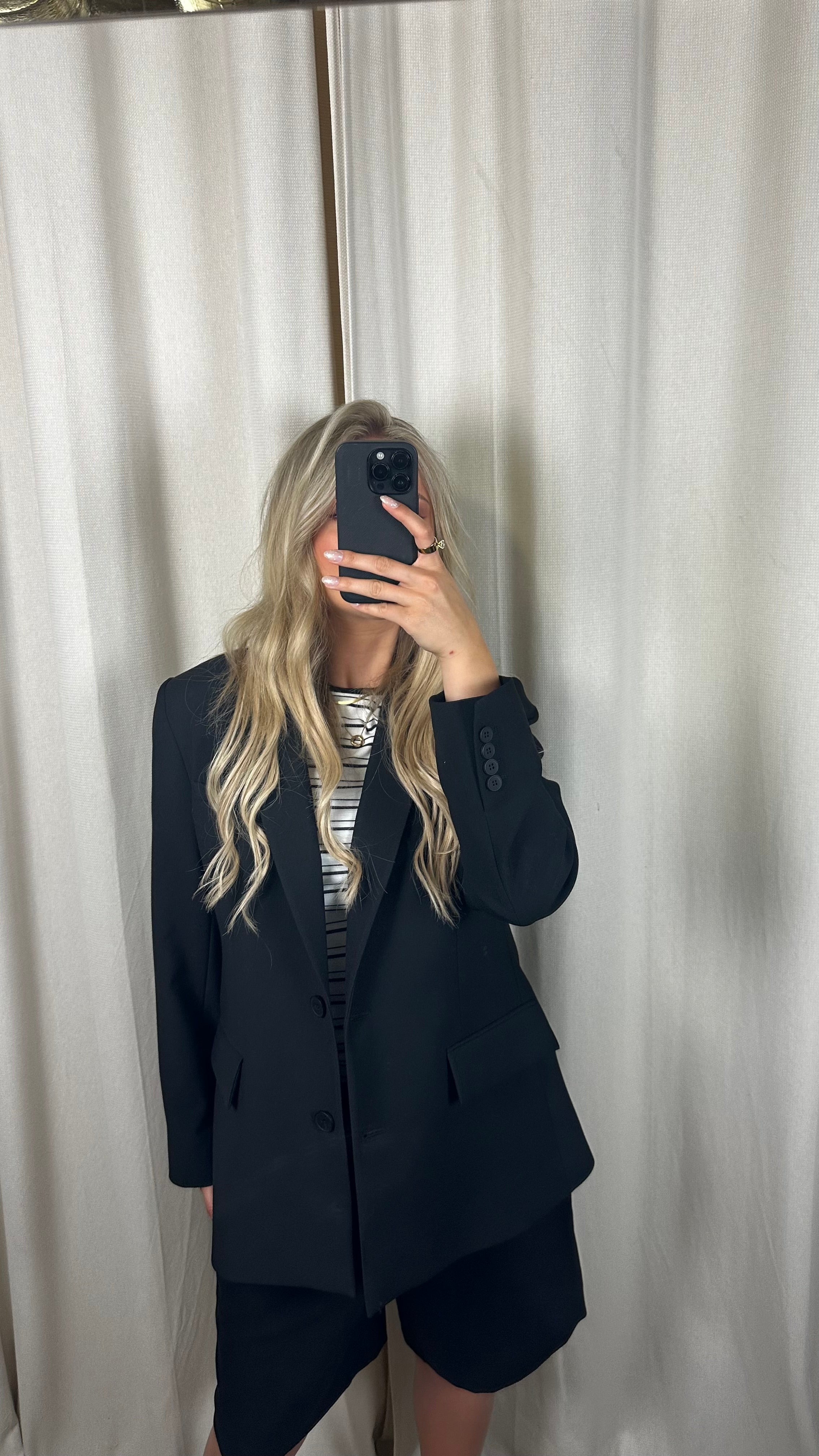 PCKAMIL LS LOOSE BLAZER