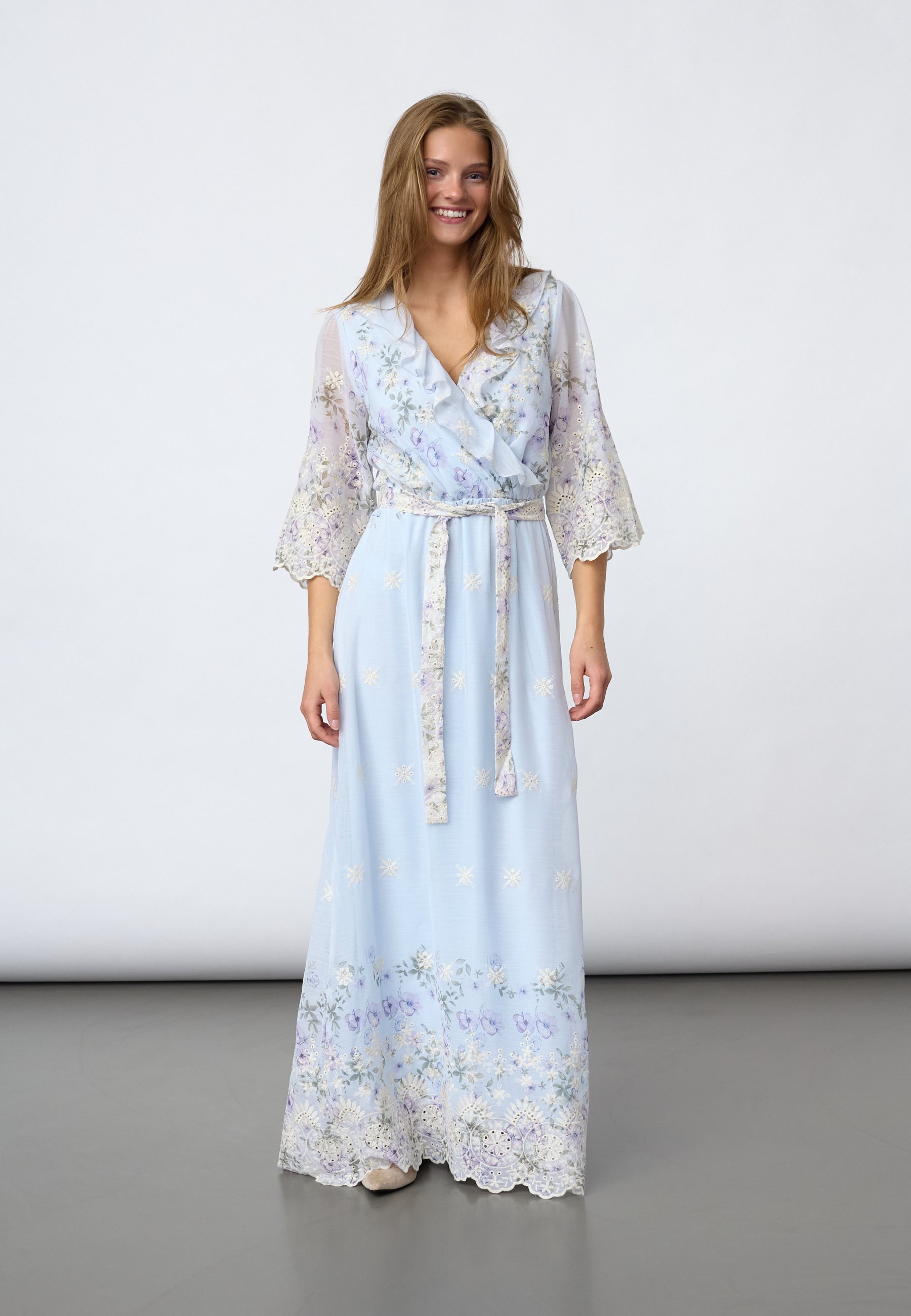 GERINE DRESS BLÅ