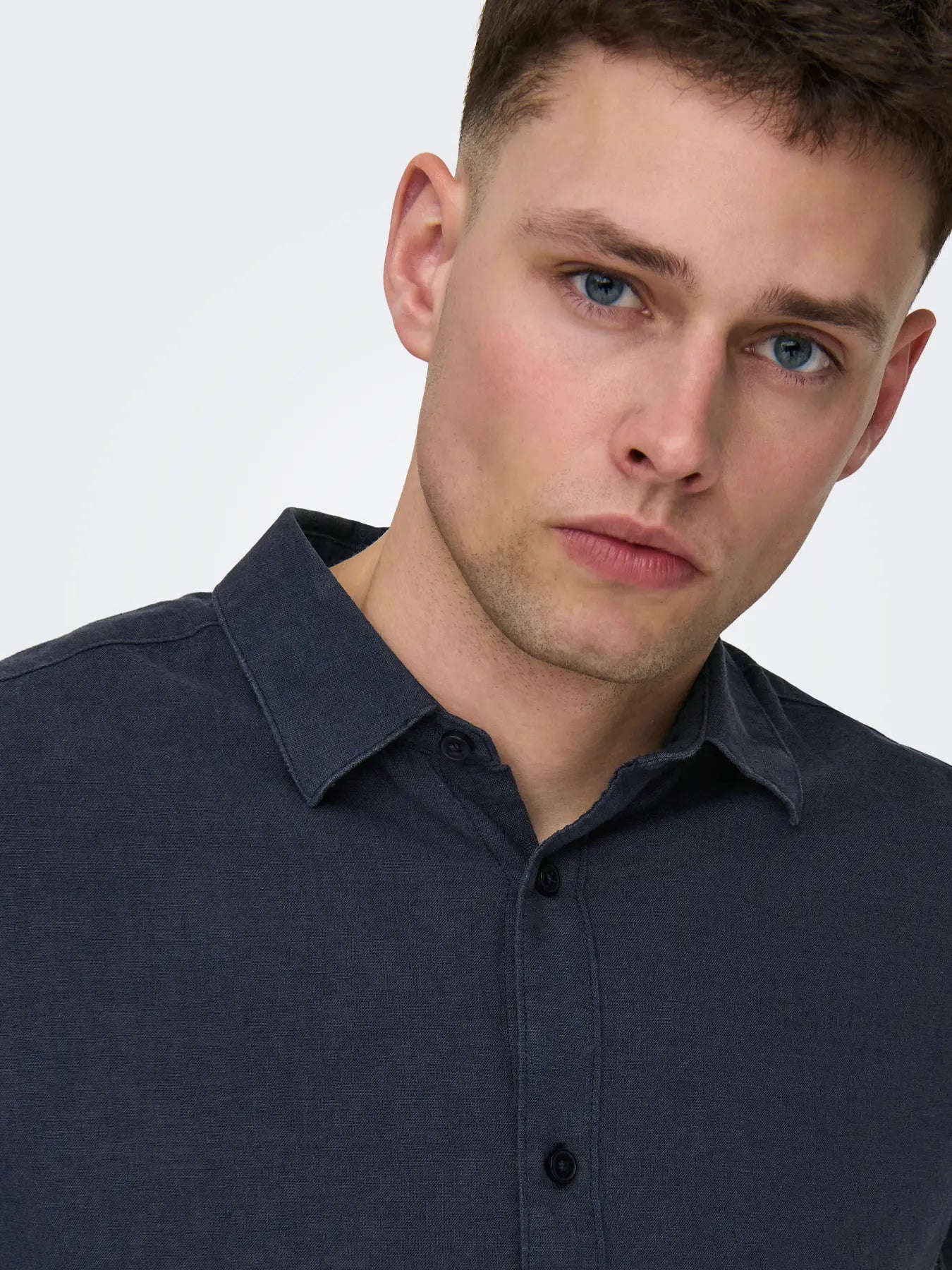 ONSCAIDEN LIFE LS SOLID LINEN BLEND