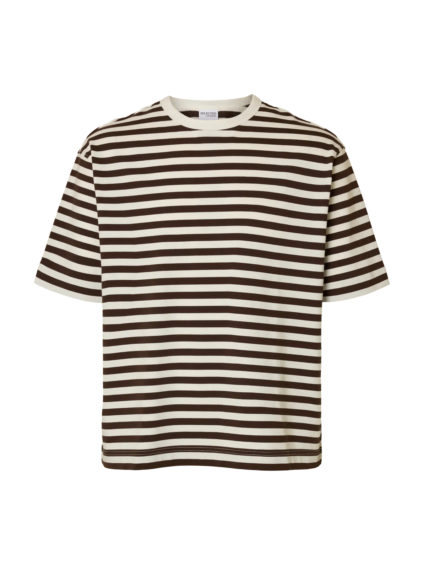 SLHRELAXDAN SS STRIPE TEE