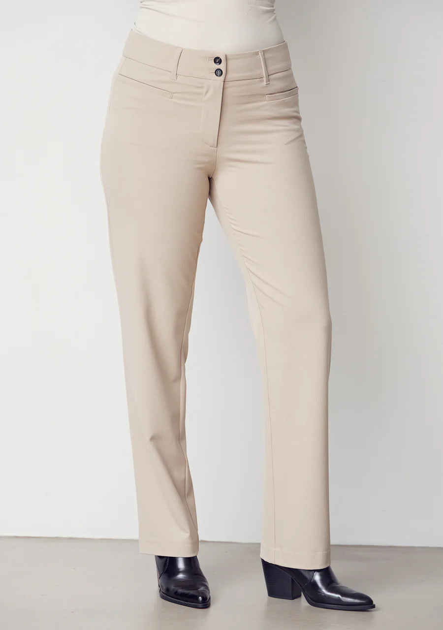 Firenze Straight Pant - Sand