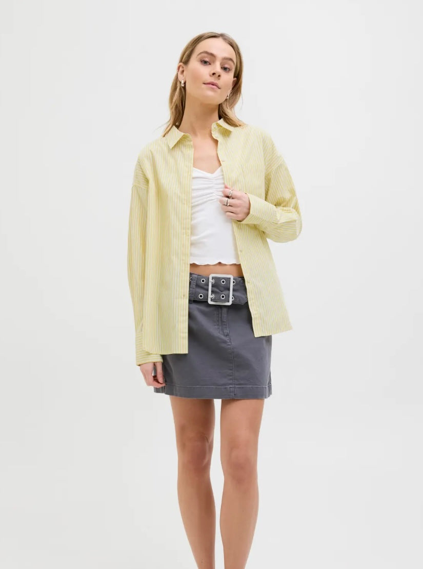 JXJAMIE LS RELAXED POPLIN SHIRT