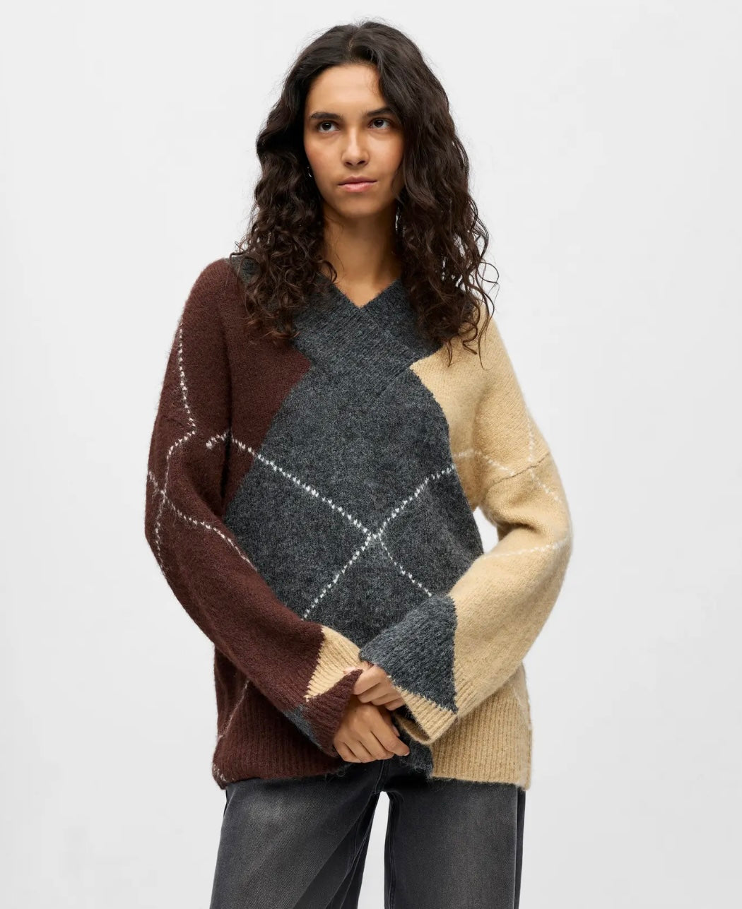 OBJZENA KNIT L/S LO PULLOVER