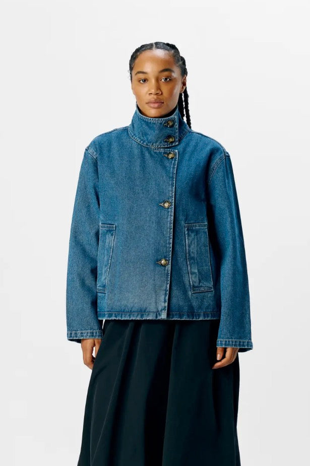OBJTILLA GRO L/S LO DENIM JACKET