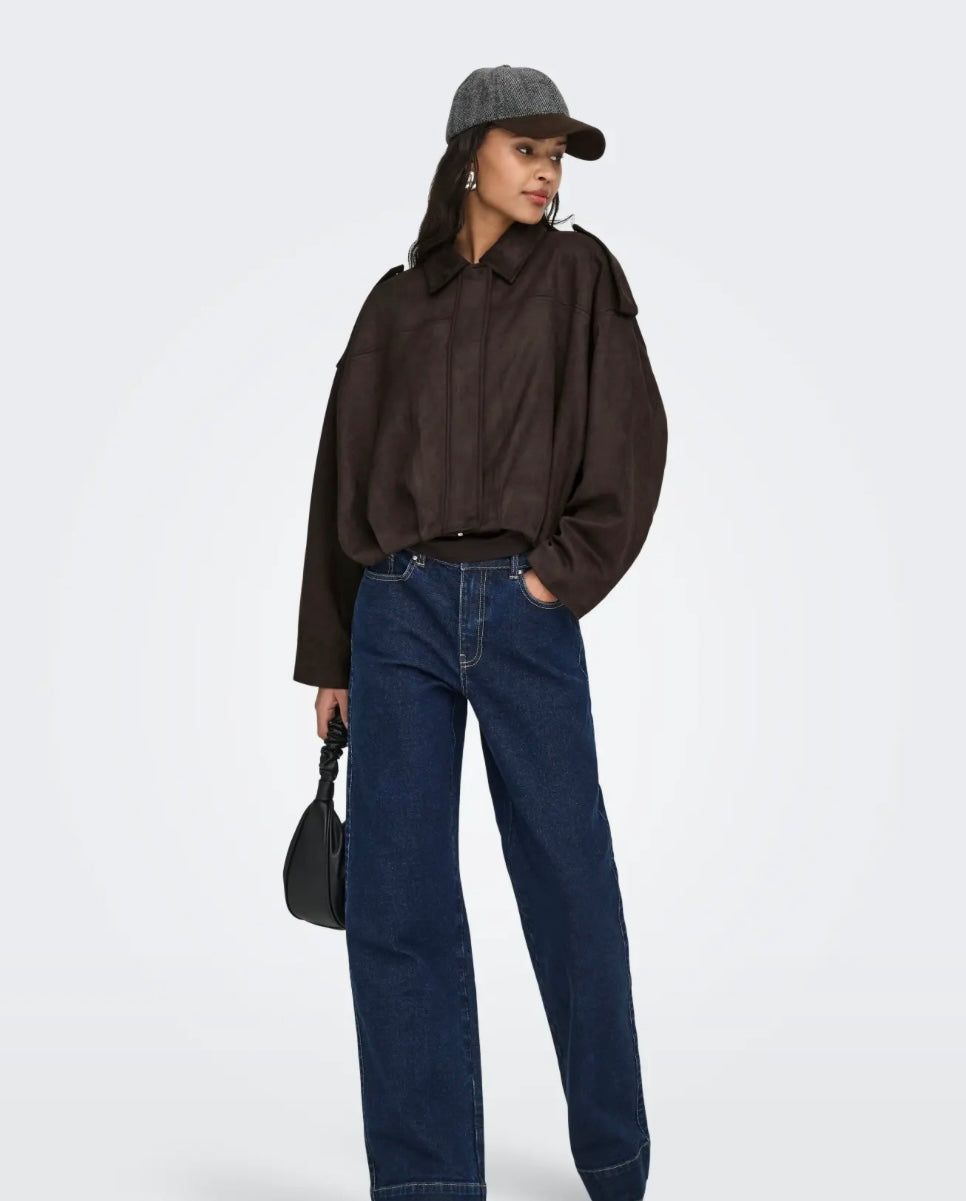 JDYNIA FAUX SUEDE BAT JACKET