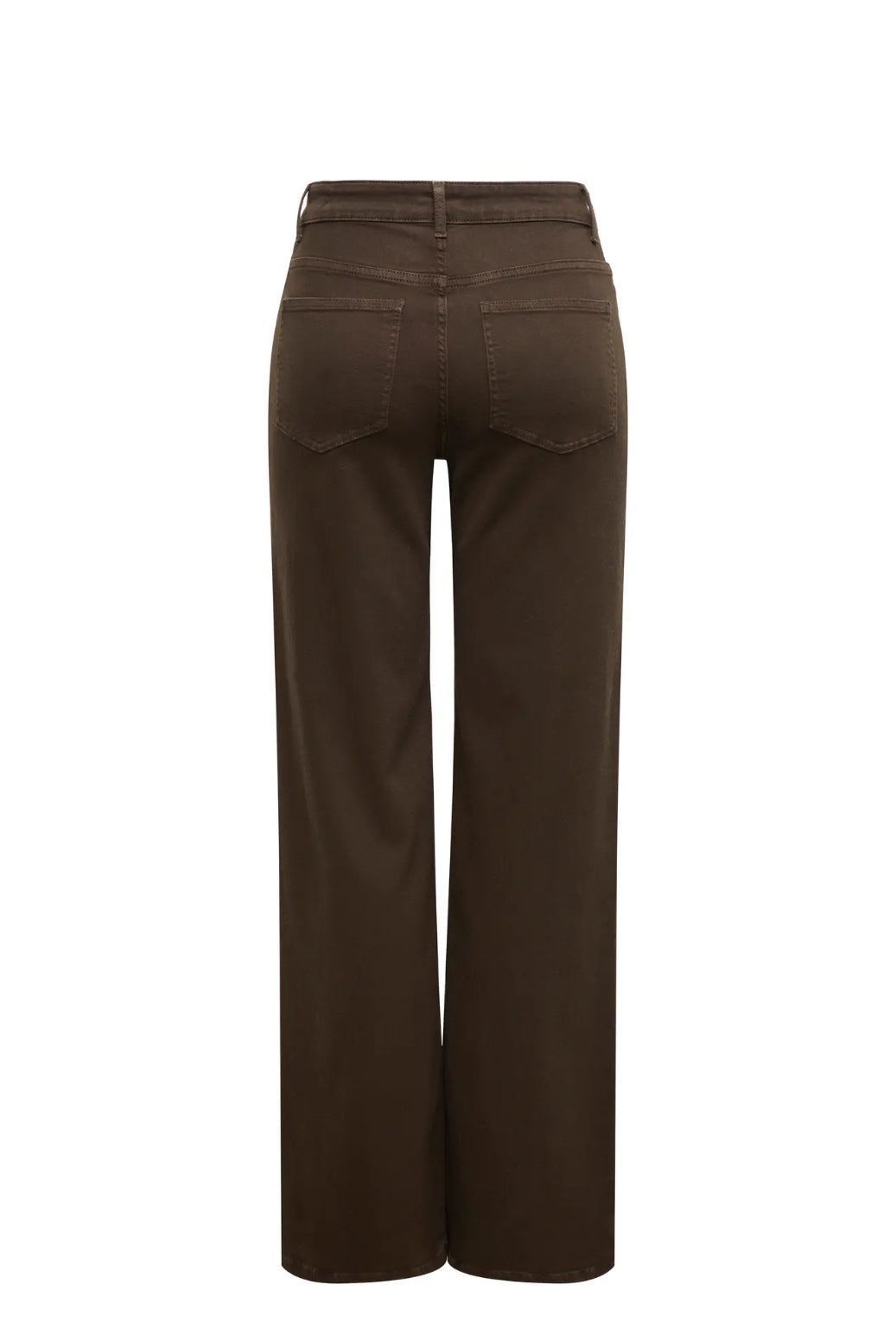 ONLMADISON BLUSH HW WIDE BROWN DNM