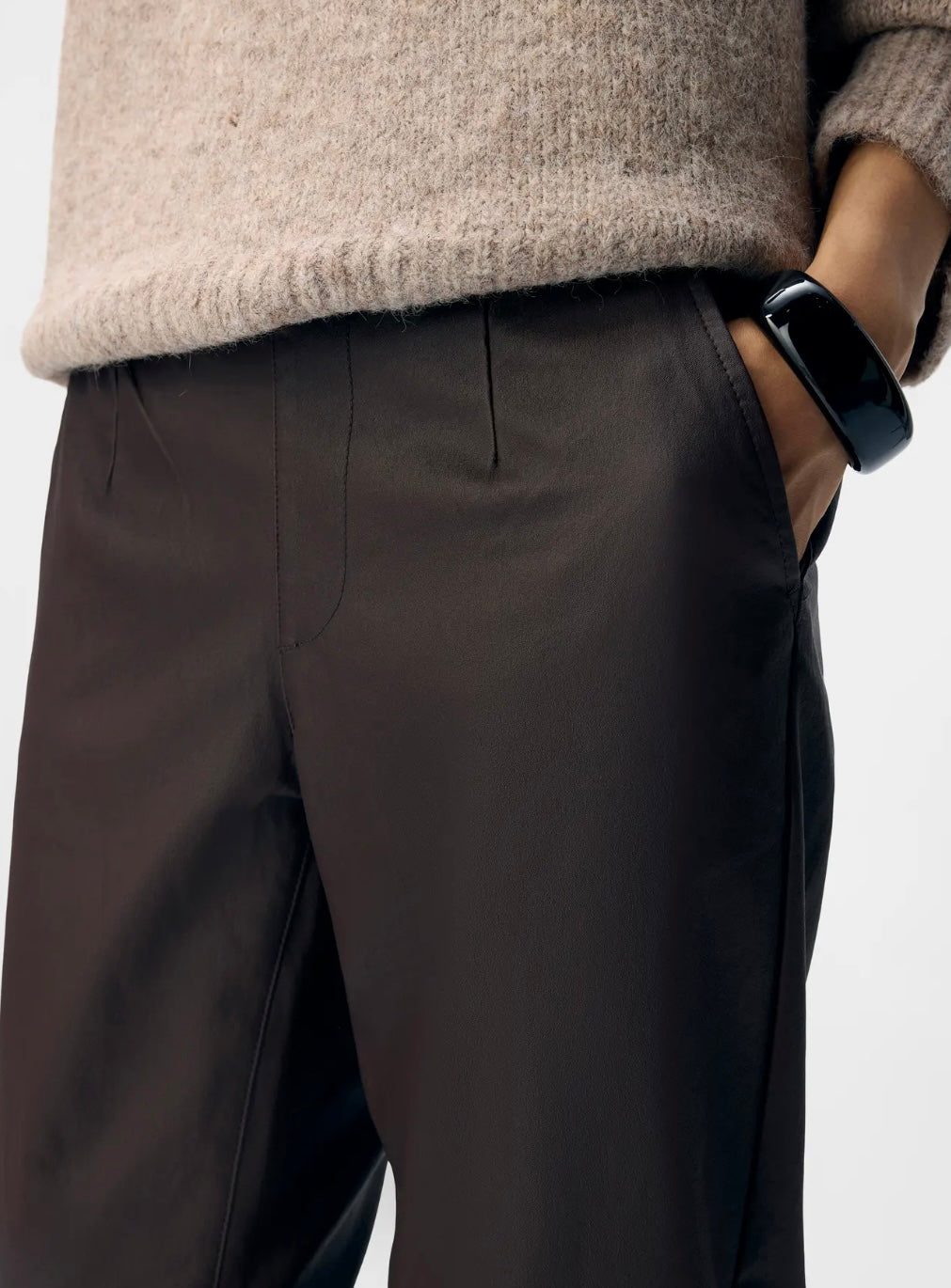 OBJBELLE LISA COATED PANT