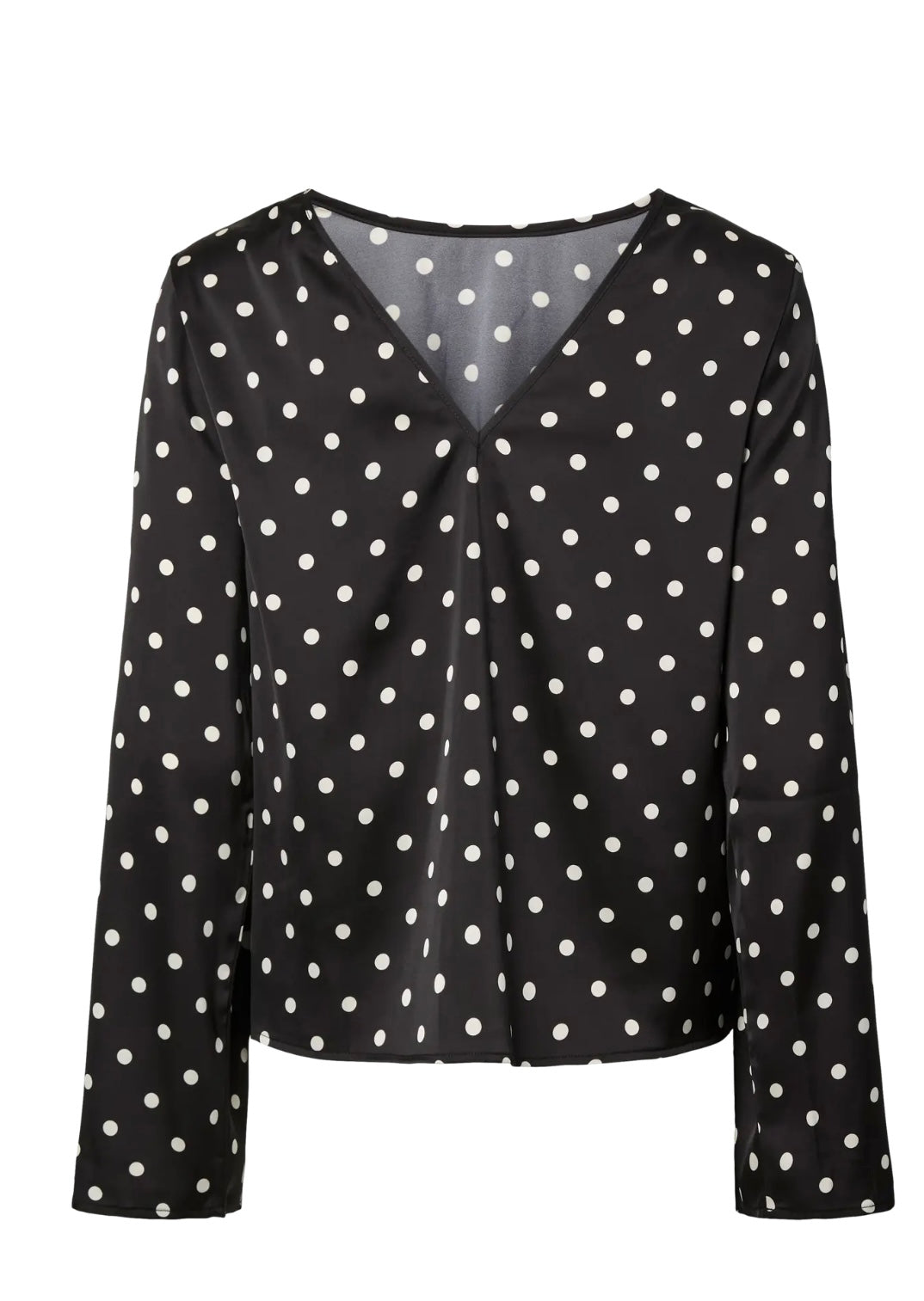 PCJYTTA LS SATIN TOP