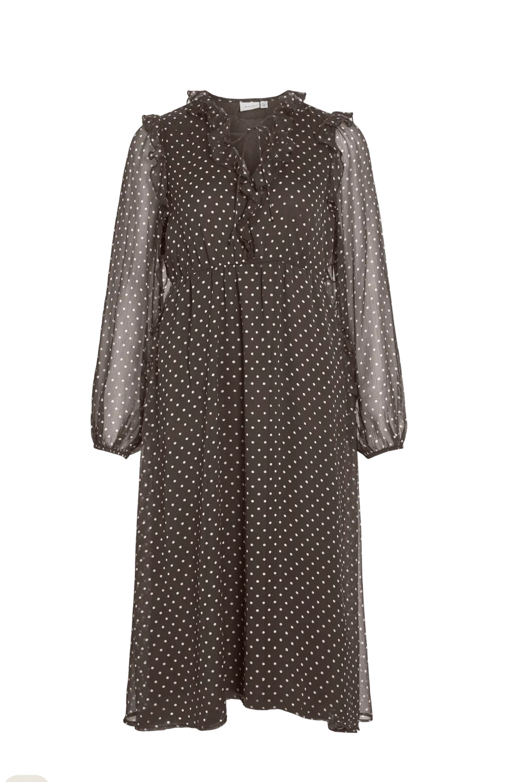 VIHARLEY L/S MIDI DRESS