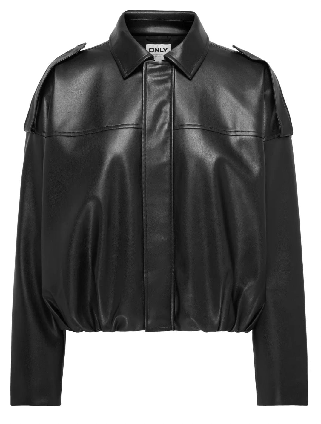 ONLMOON-NELI L/S FAUX LEATHER BOMBER